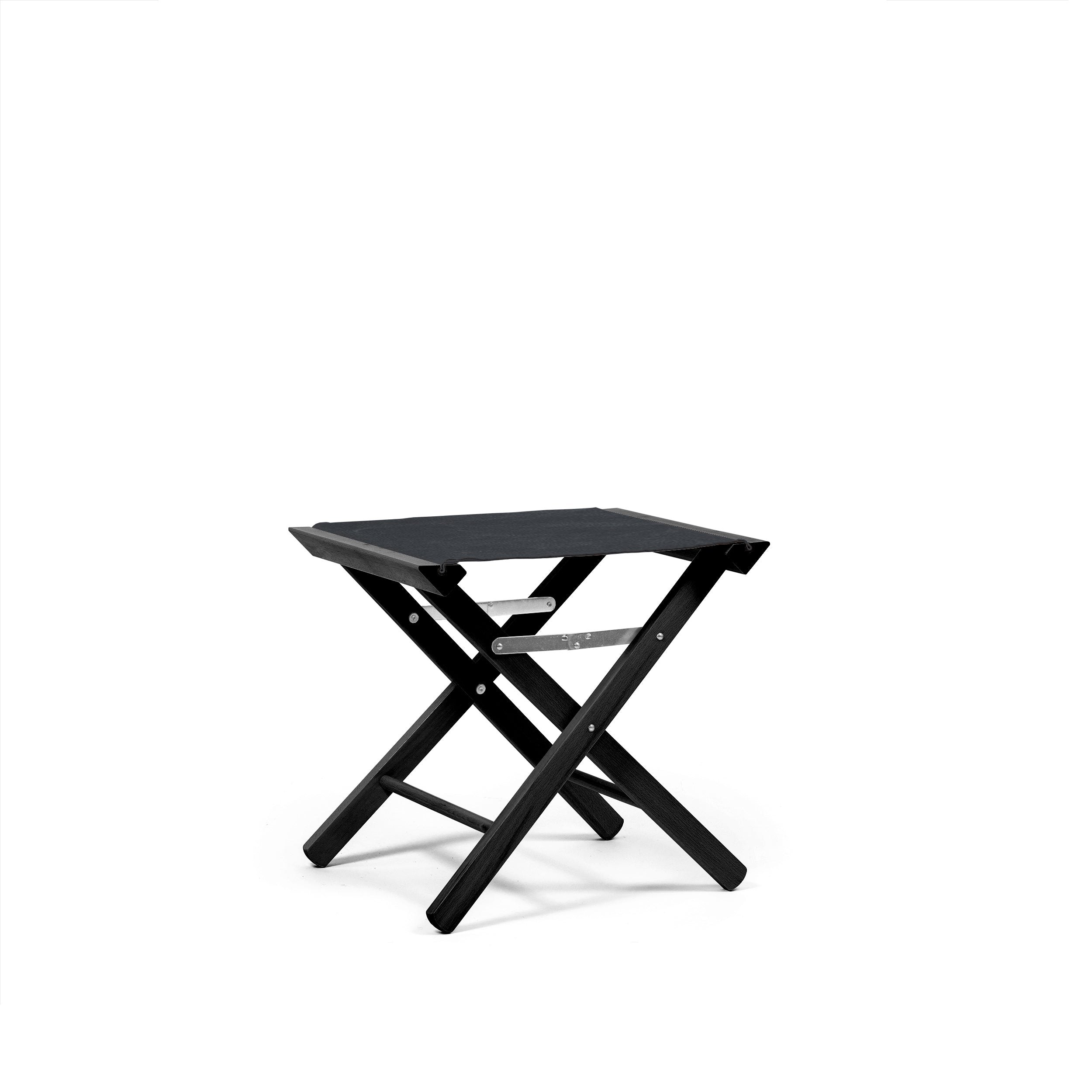 Footstool Charcoal Black