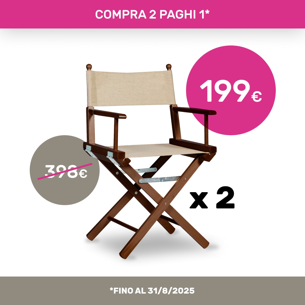 Sedia da Regista Avena