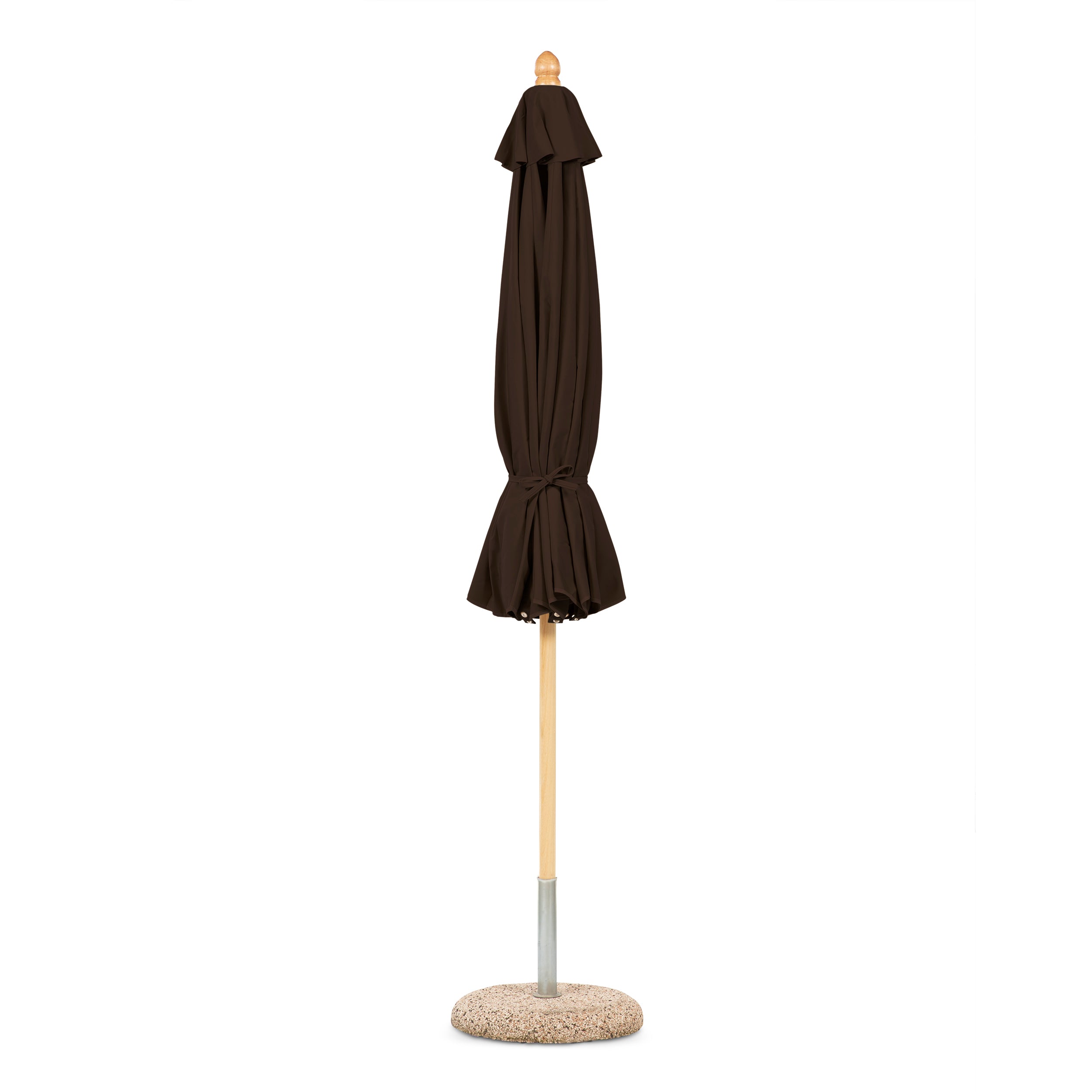 Round Umbrella Dark Brown