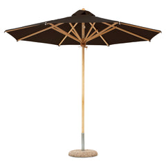 Round Umbrella Dark Brown