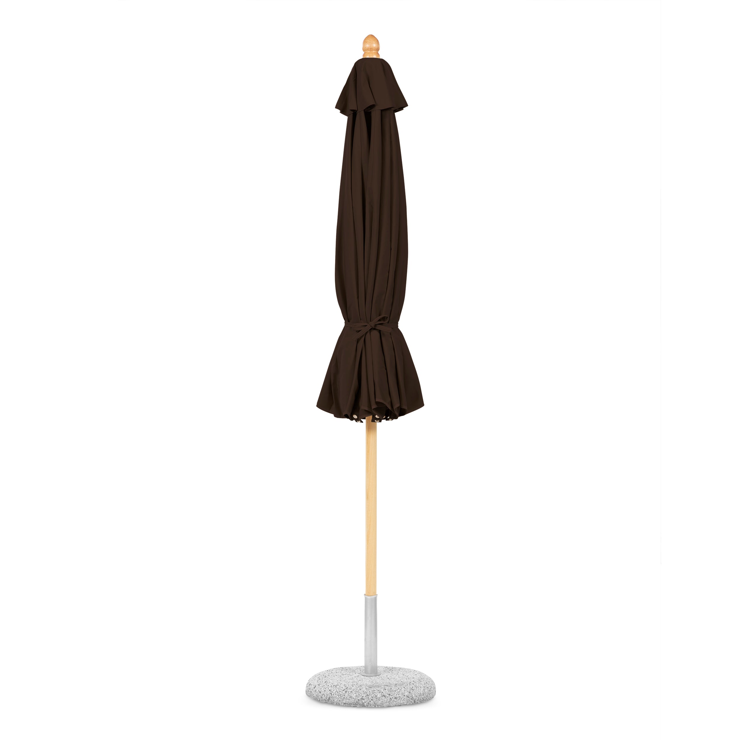 Round Umbrella Dark Brown