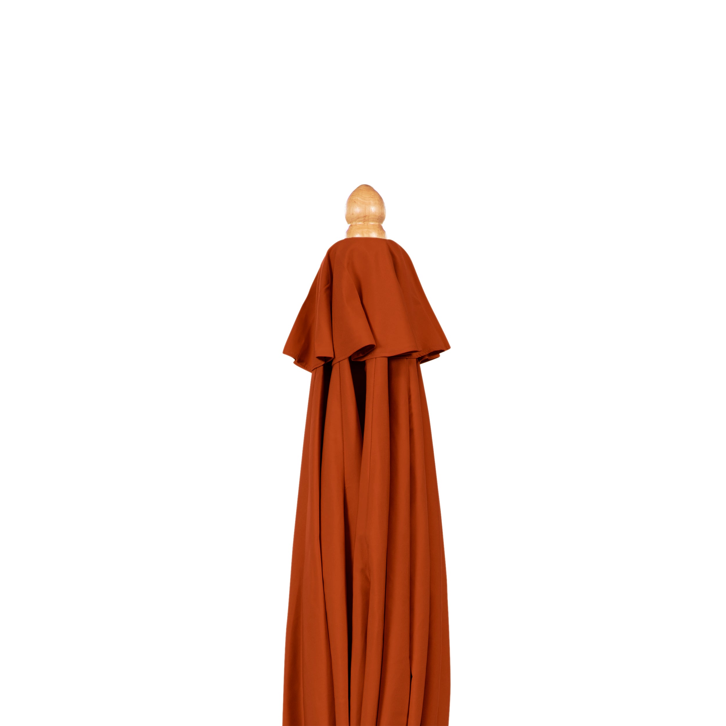 Round Umbrella Terracotta Red