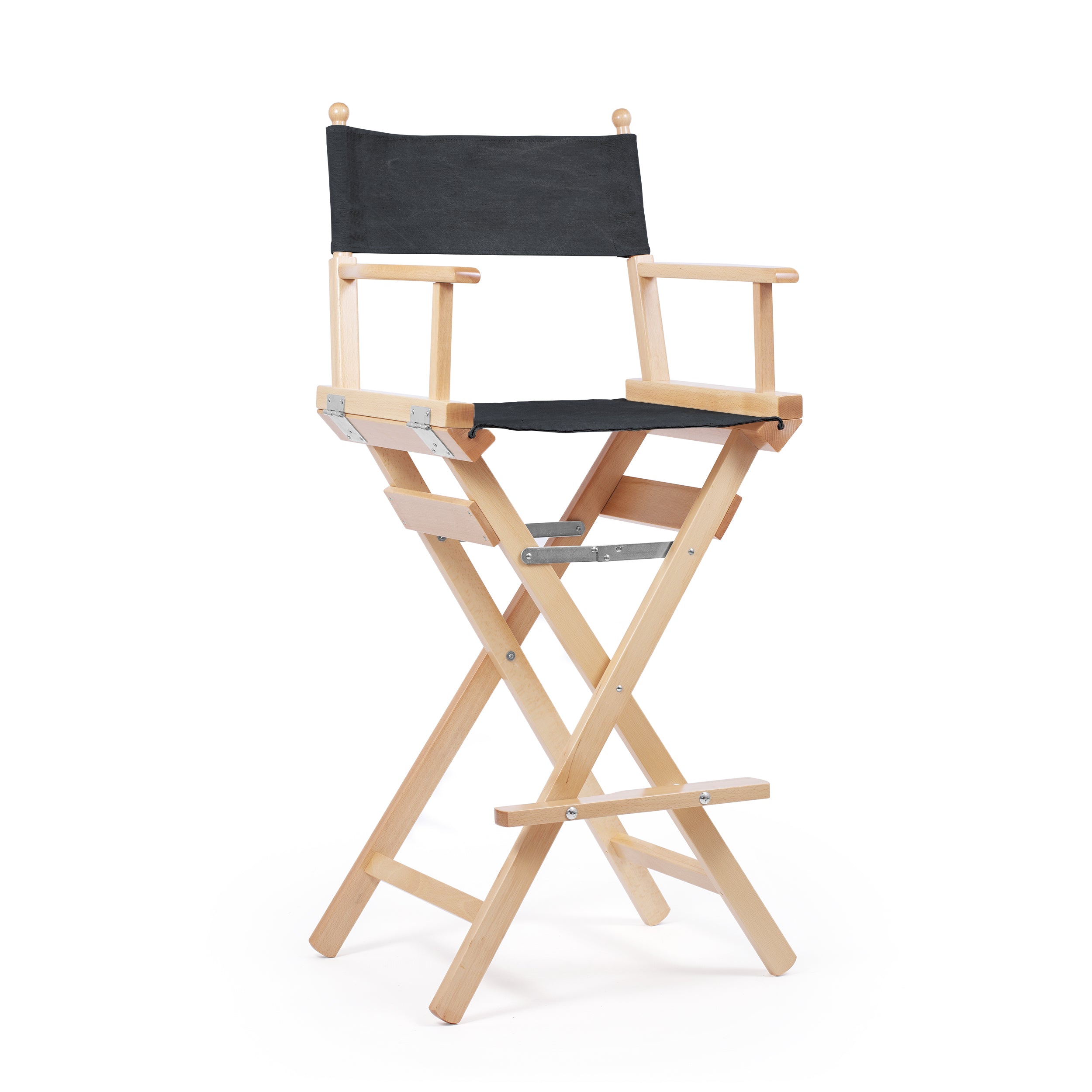 Director's Chair Make-up Charcoal Black Telami waterproof Design Made in Italy outdoor furniture patio chairs natural frame