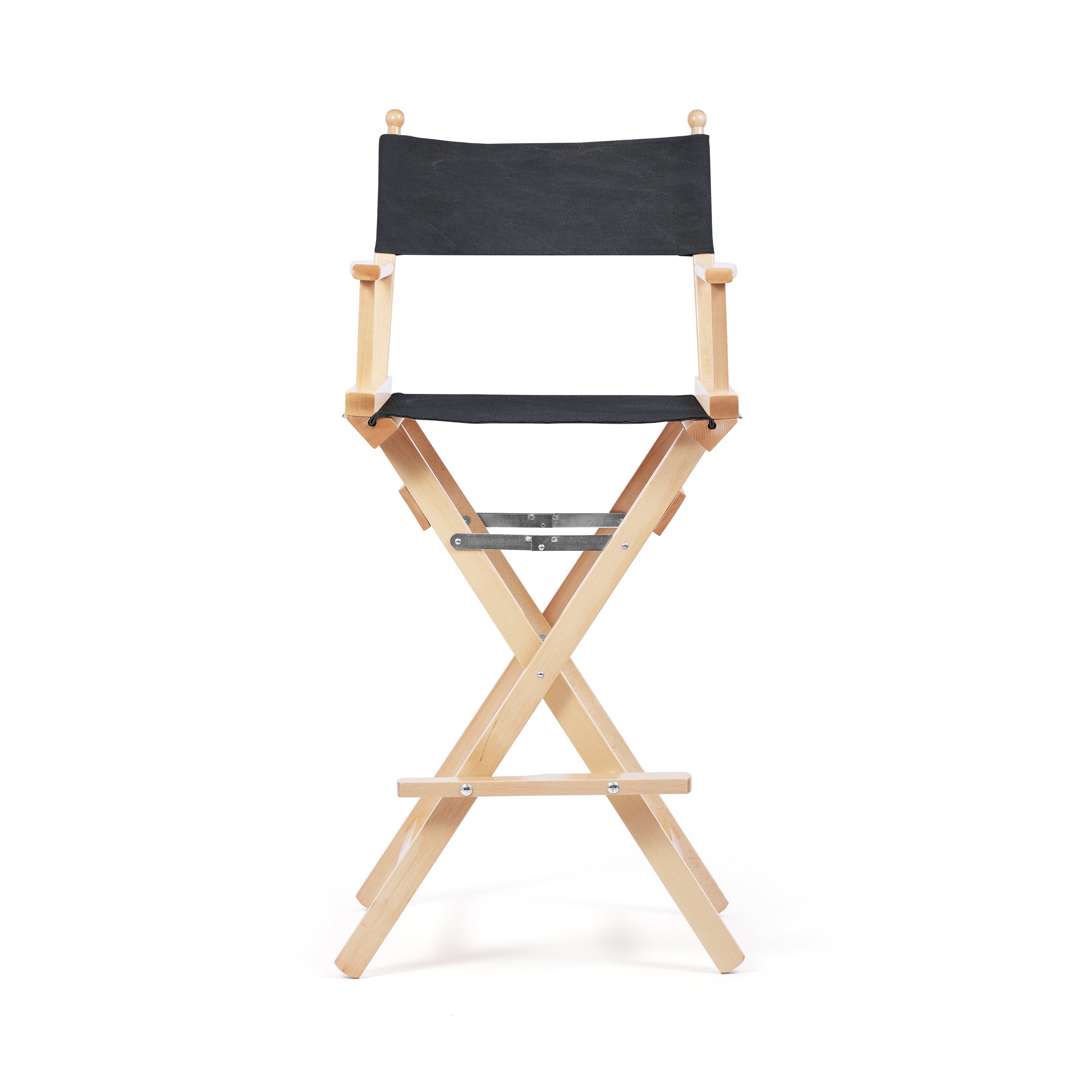 Director's Chair Make-up Charcoal Black Telami waterproof Design Made in Italy outdoor furniture patio chairs natural frame