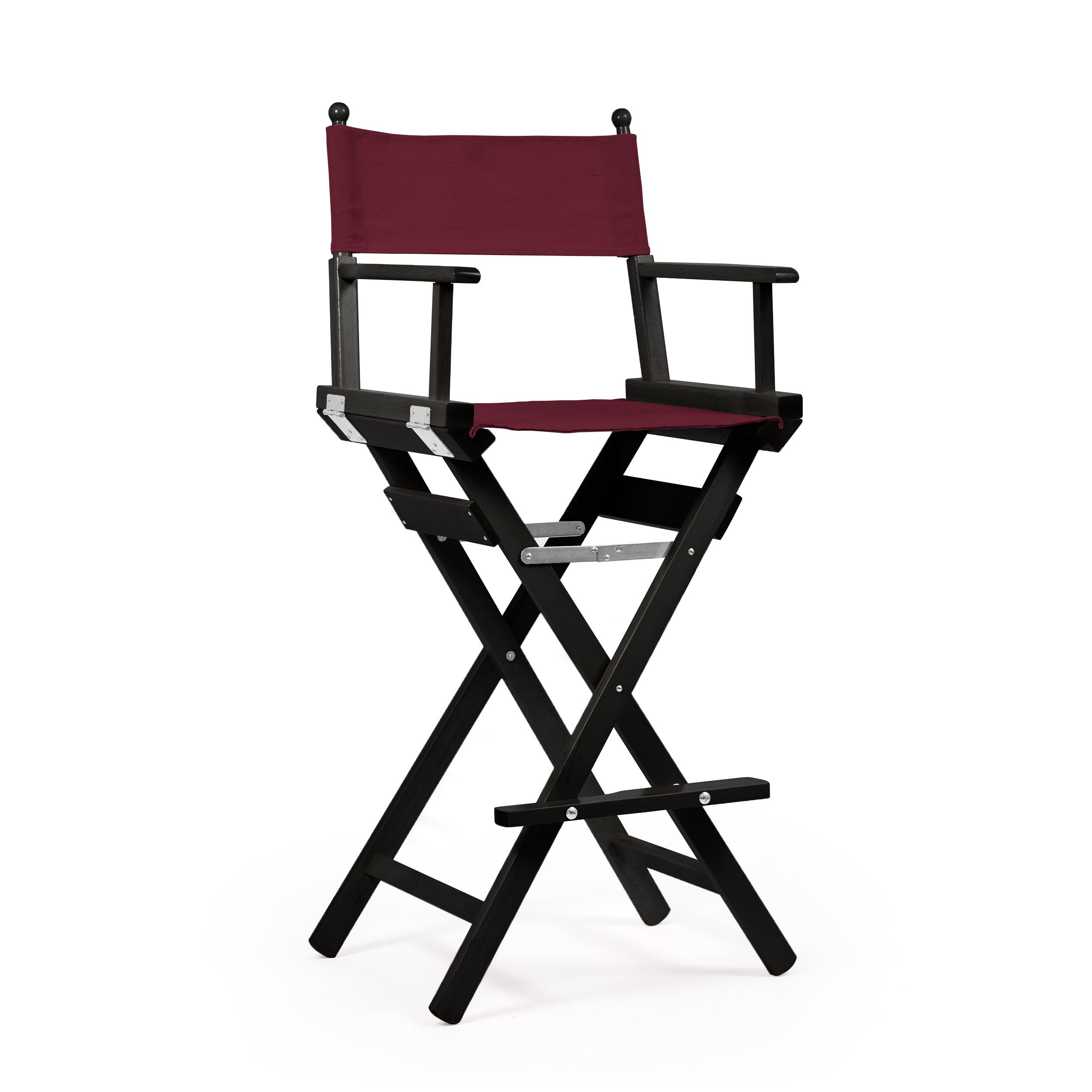 Director's Chair Make-up Bordeaux Telami waterproof Design Made in Italy outdoor furniture patio chairs black-dyed frame
