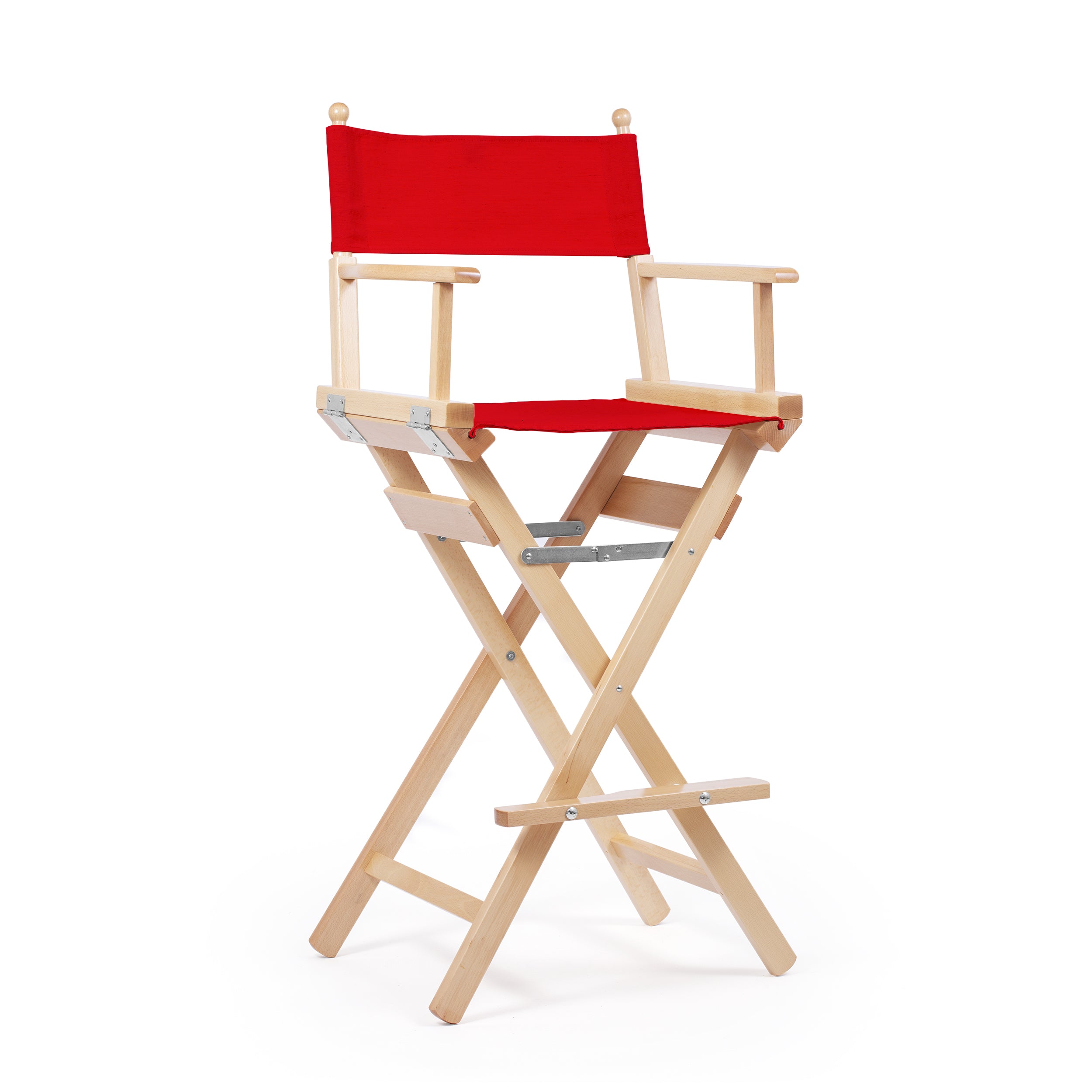 Director's Chair Make-up Primary Red Telami waterproof Design Made in Italy outdoor furniture patio chairs natural frame