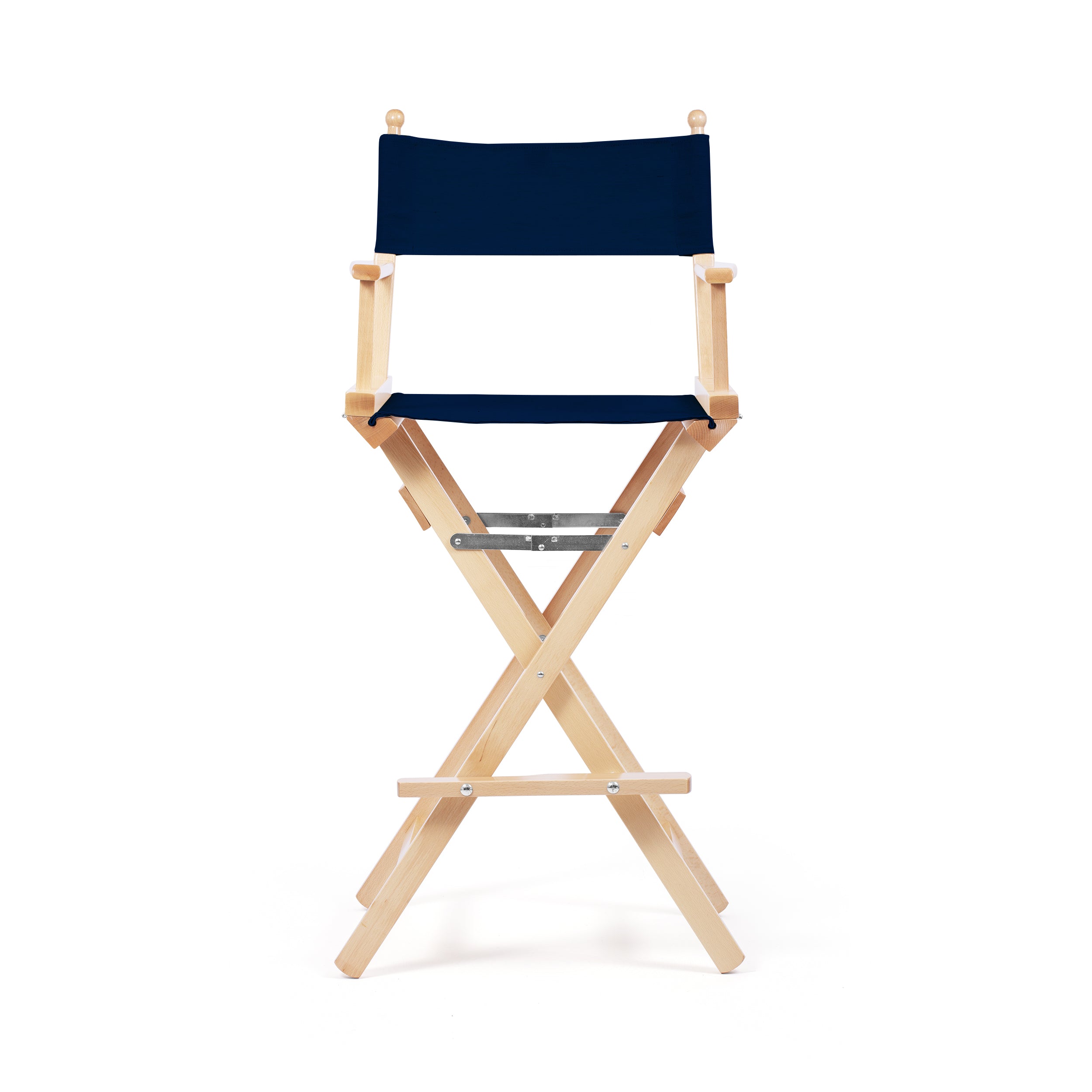 Director's Chair Make-up Midnight Blue Telami waterproof Design Made in Italy outdoor furniture patio chairs natural frame