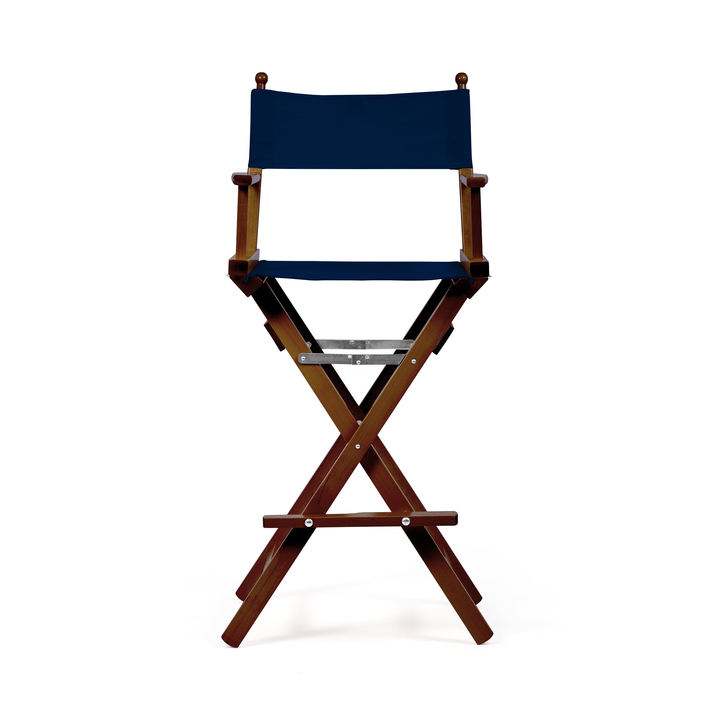 Director's Chair Make-up Midnight Blue Telami waterproof Design Made in Italy outdoor furniture patio chairs teak-dyed frame