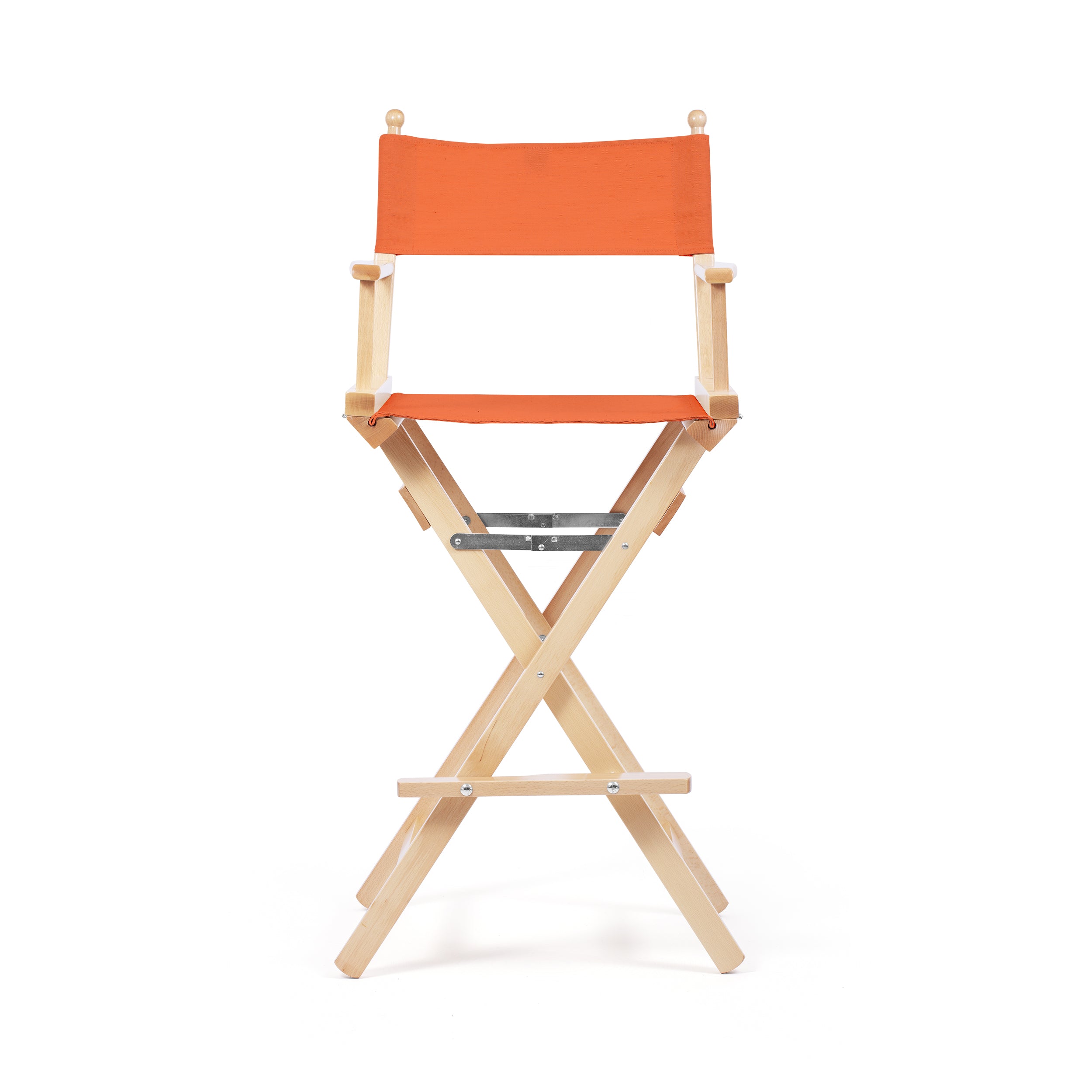 Director's Chair Make-up Terracotta Red Telami waterproof Design Made in Italy outdoor furniture patio chairs natural frame