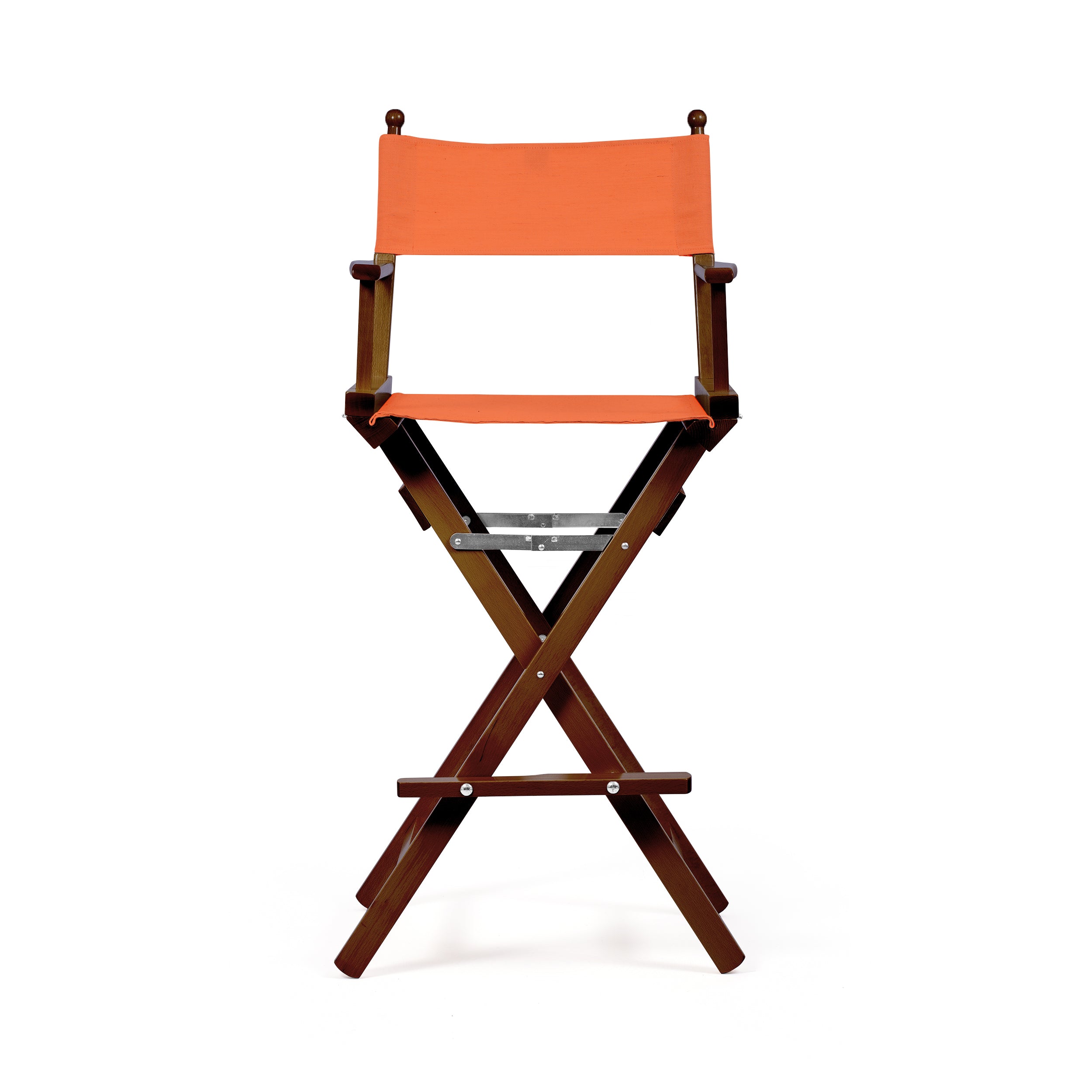 Director's Chair Make-up Terracotta Red Telami waterproof Design Made in Italy outdoor furniture patio chairs teak-dyed frame