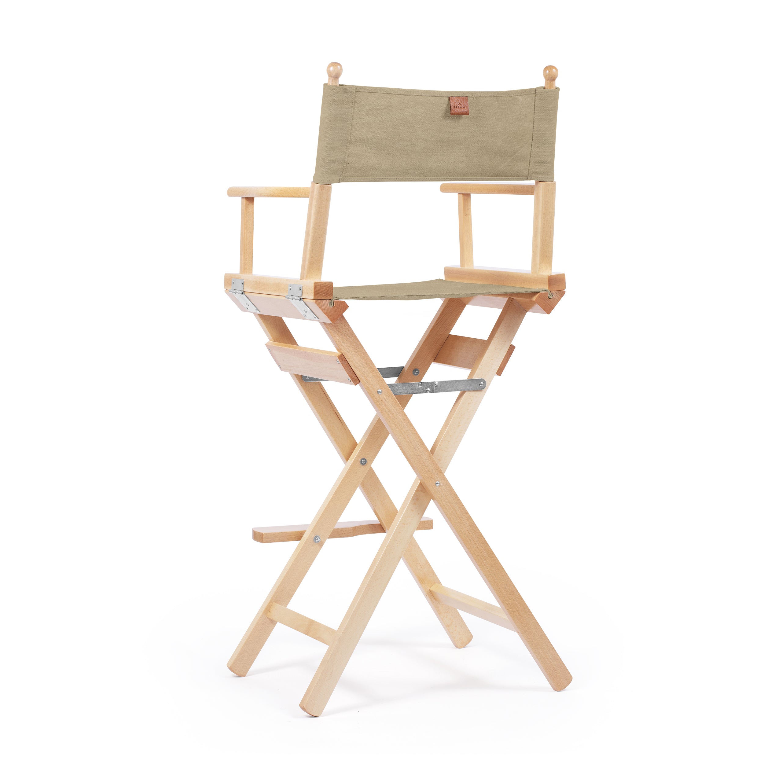 Director's Chair Make-up Camouflage Green Telami waterproof Design Made in Italy outdoor furniture patio chairs natural frame