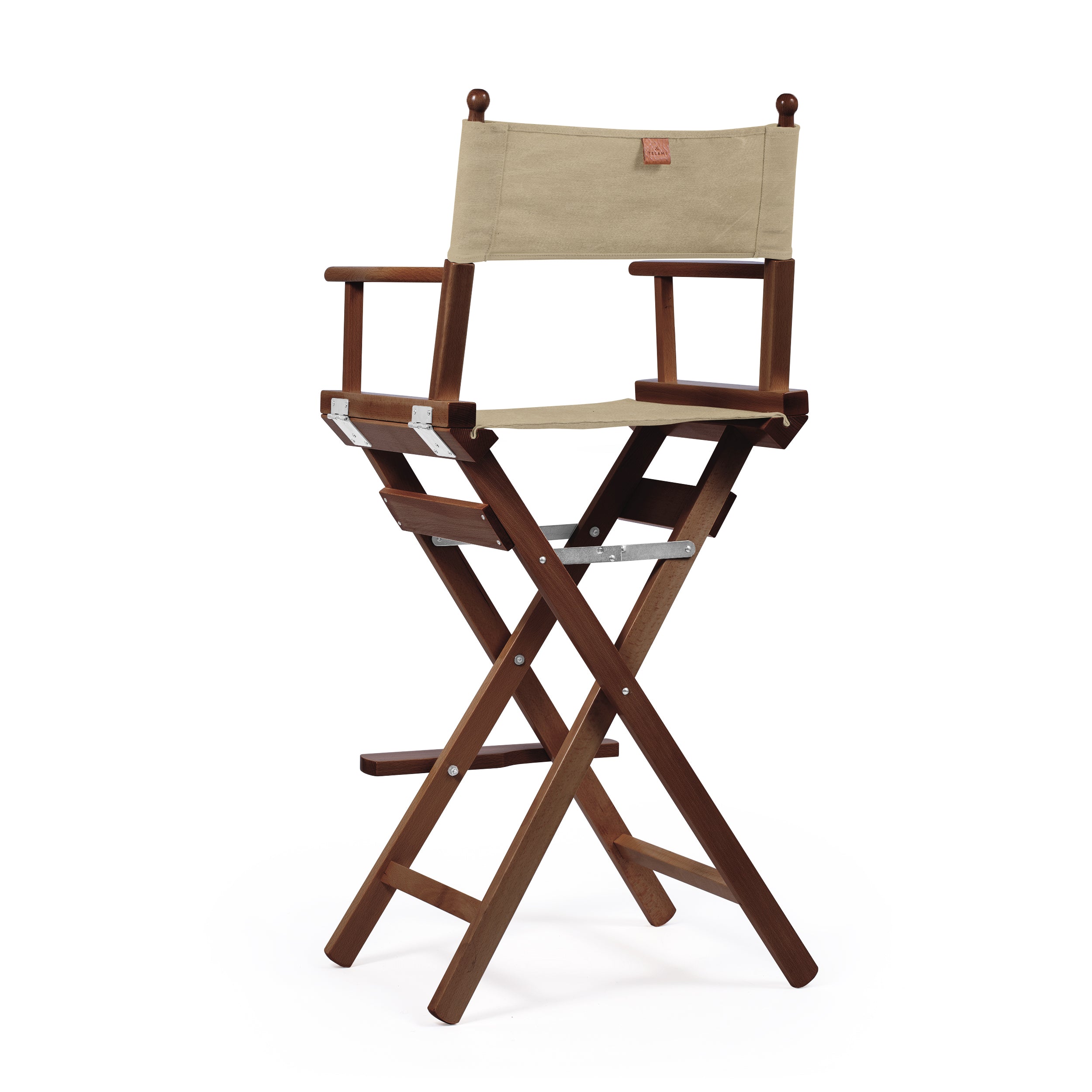 Director's Chair Make-up Camouflage Green Telami waterproof Design Made in Italy outdoor furniture patio chairs teak-dyed frame