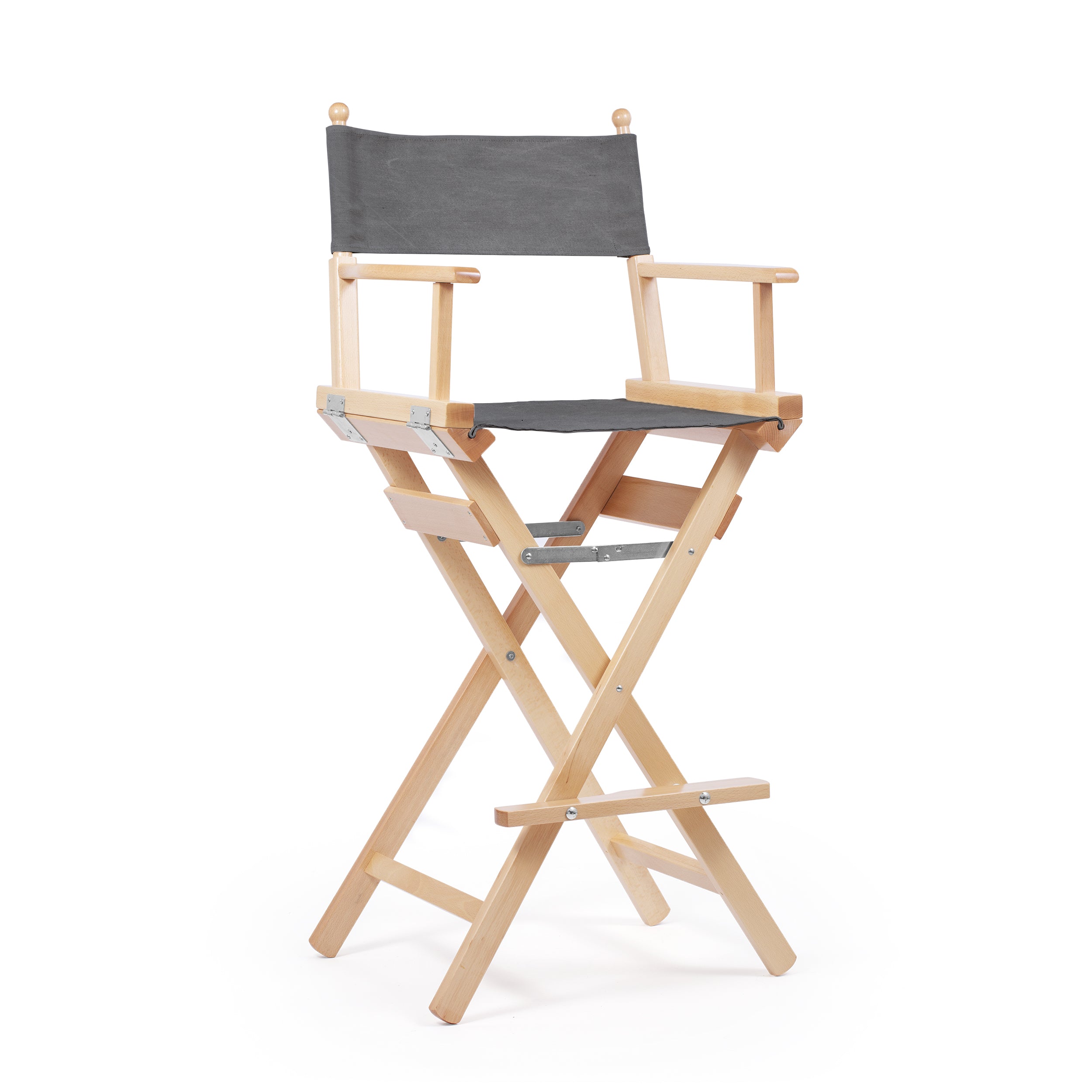 Director's Chair Make-up Smoke Grey Telami waterproof Design Made in Italy outdoor furniture patio chairs natural frame