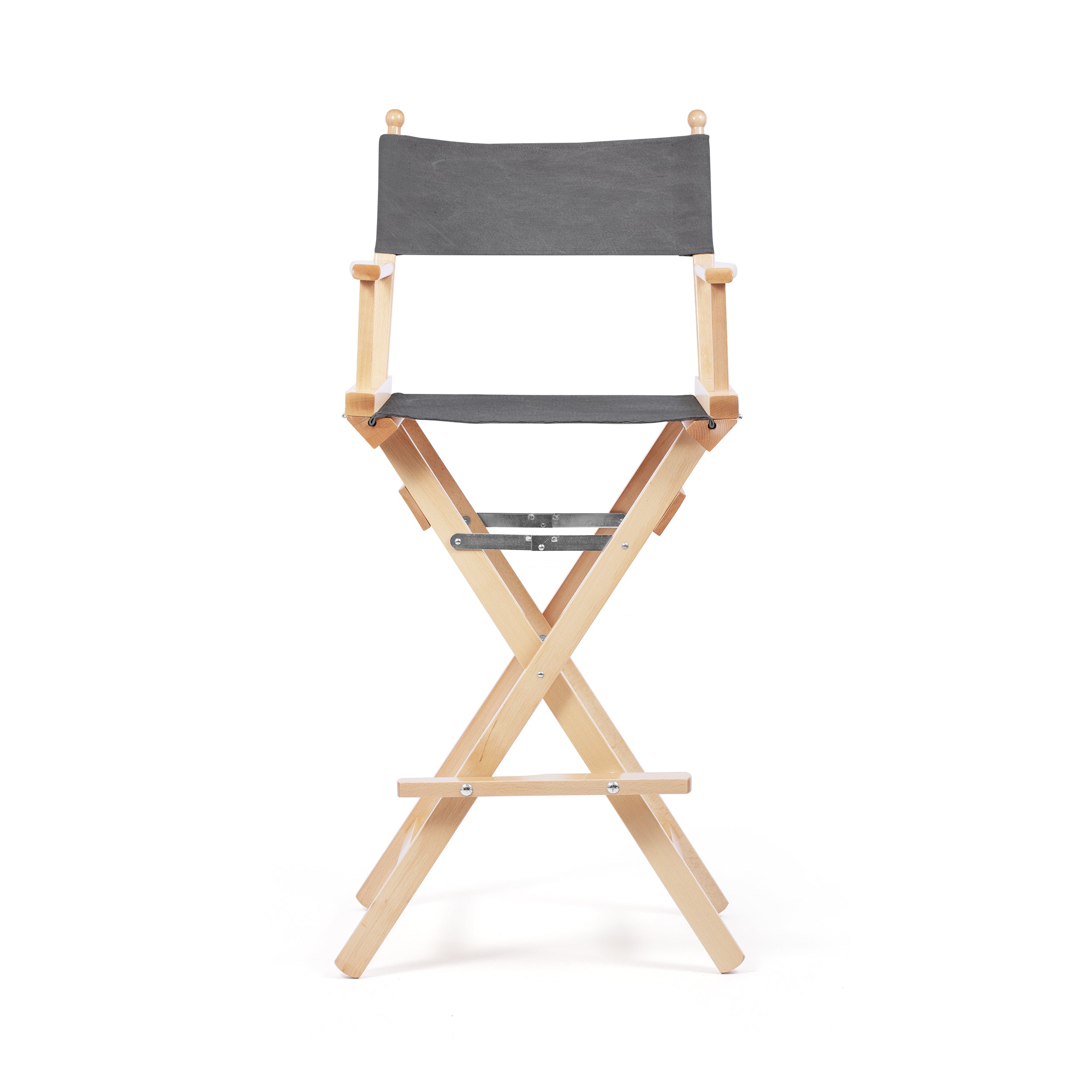 Director's Chair Make-up Smoke Grey Telami waterproof Design Made in Italy outdoor furniture patio chairs natural frame