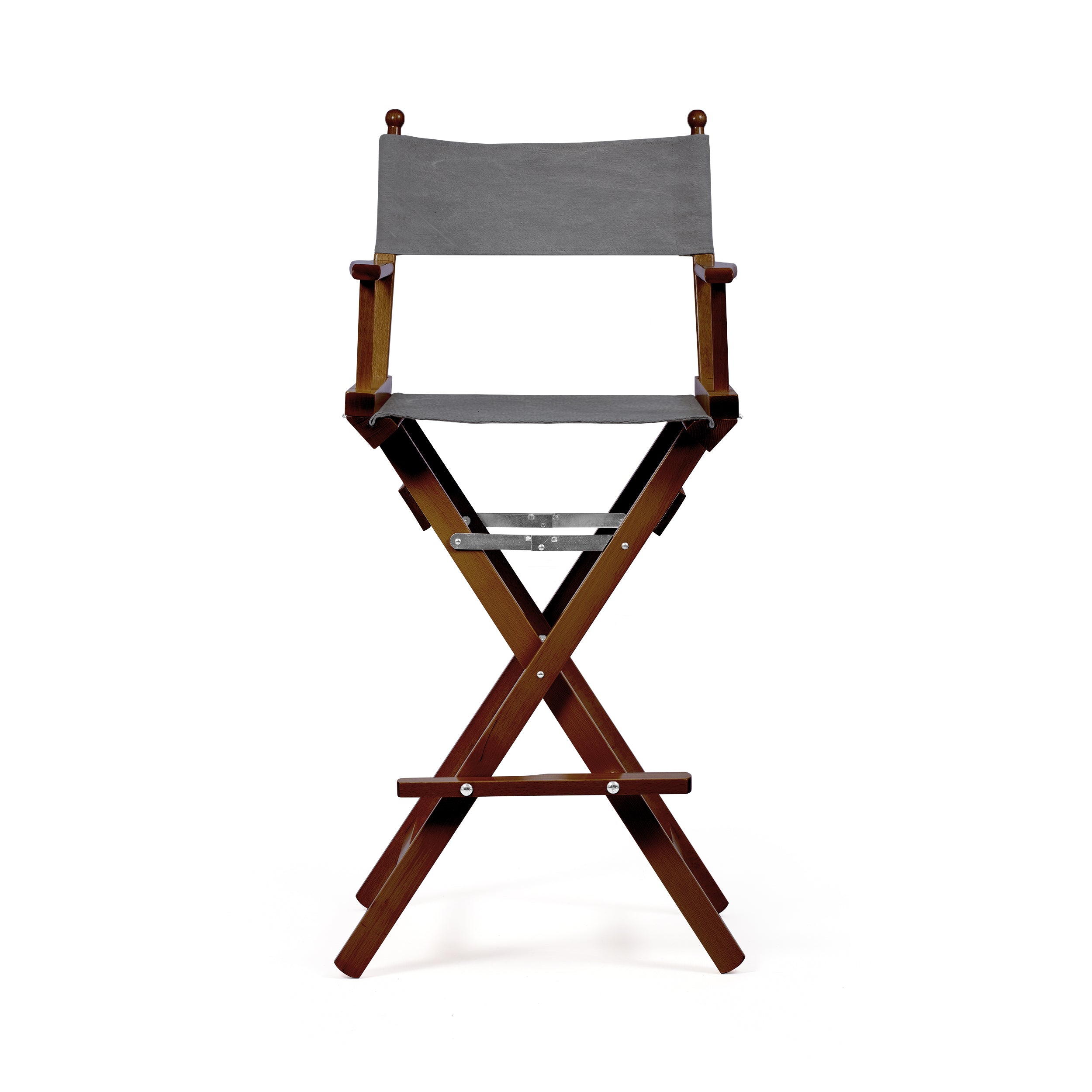 Director's Chair Make-up Smoke Grey Telami waterproof Design Made in Italy outdoor furniture patio chairs teak-dyed frame