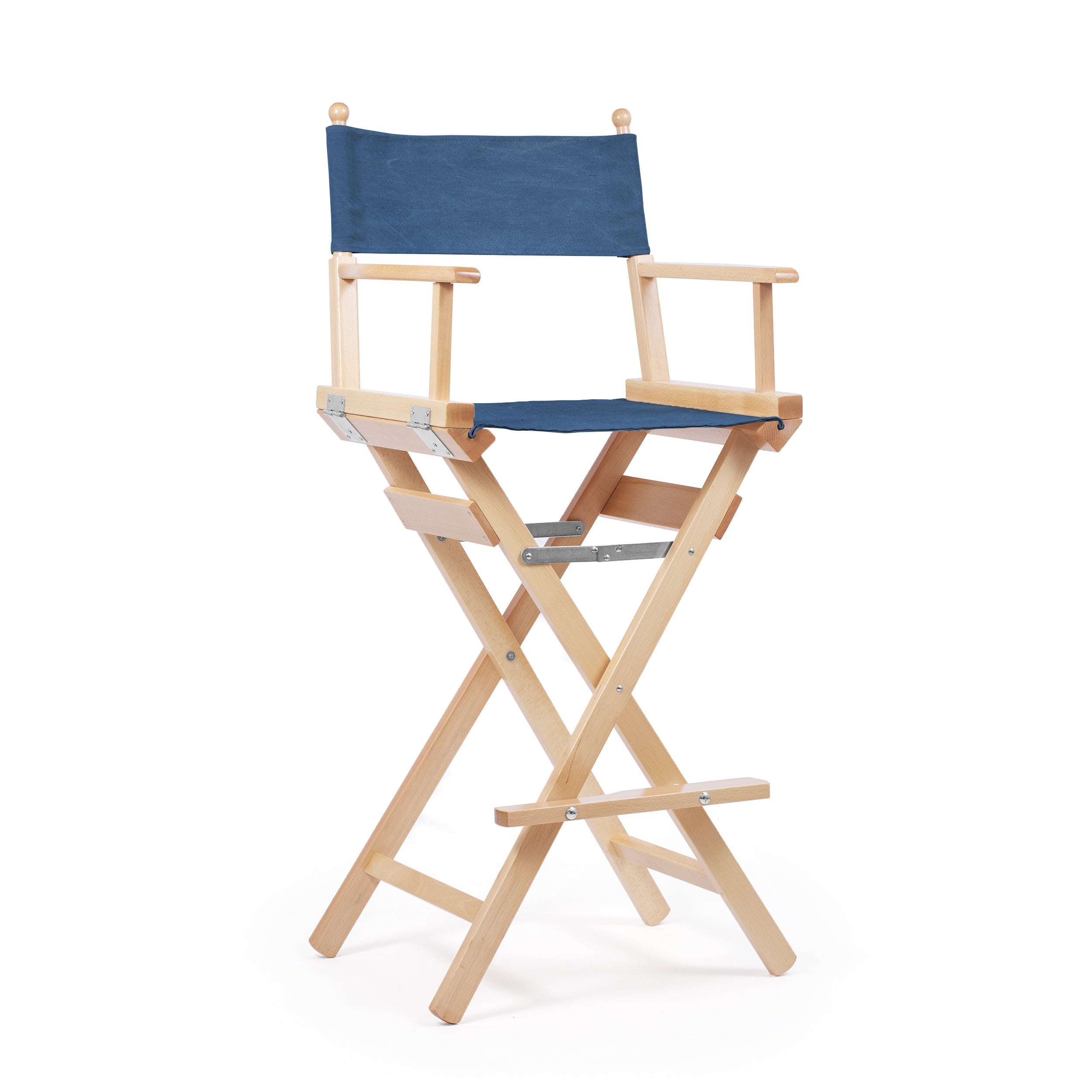 Director's Chair Make-up Blue Jeans Telami waterproof Design Made in Italy outdoor furniture patio chairs natural frame