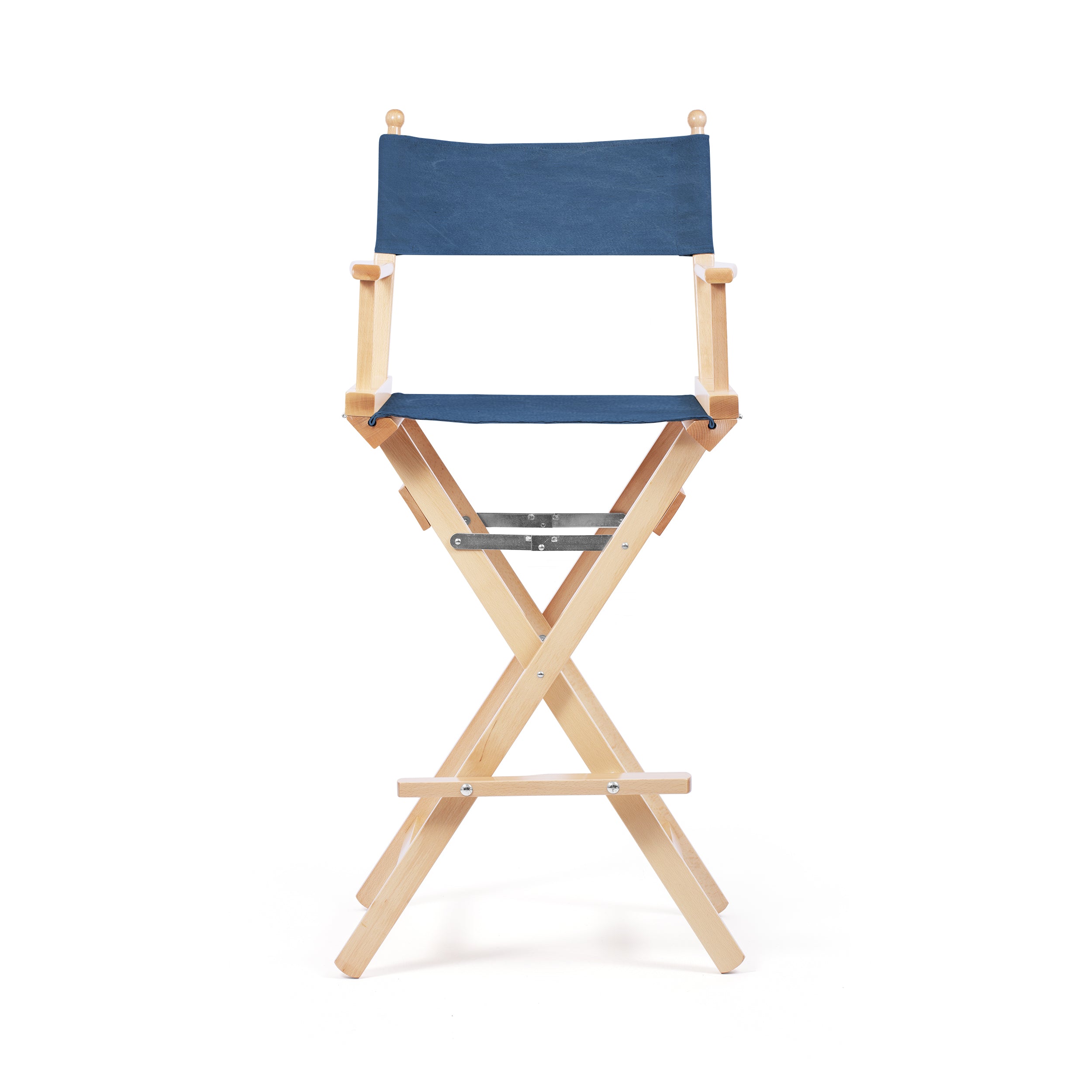 Director's Chair Make-up Blue Jeans Telami waterproof Design Made in Italy outdoor furniture patio chairs natural frame