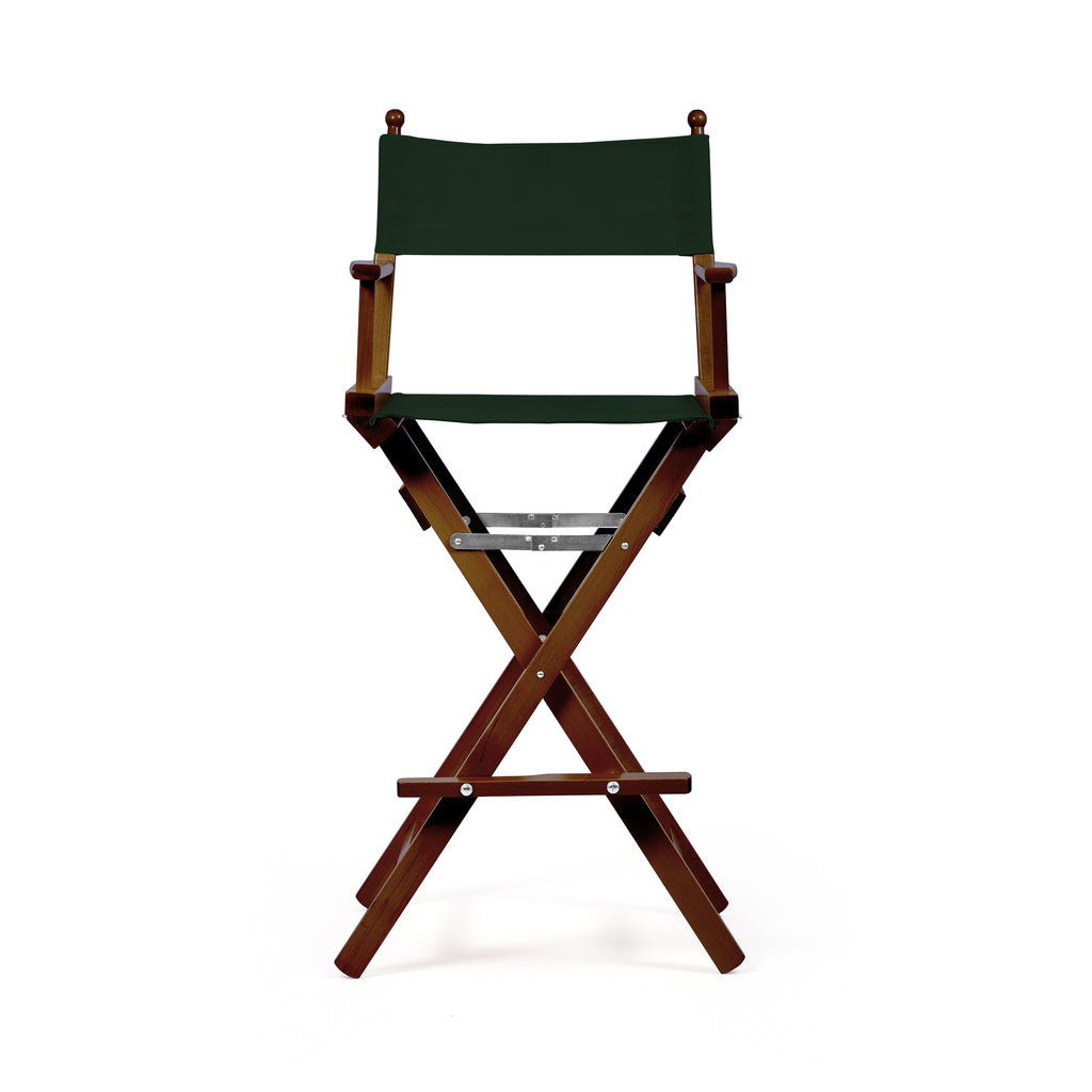 Director's Chair Make-up Forest Green Telami waterproof Design Made in Italy outdoor furniture patio chairs teak-dyed frame