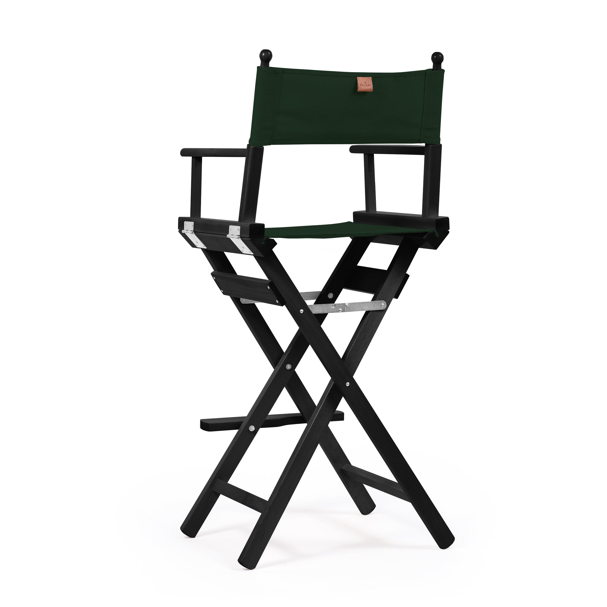 Director's Chair Make-up Forest Green Telami waterproof Design Made in Italy outdoor furniture patio chairs black-dyed frame