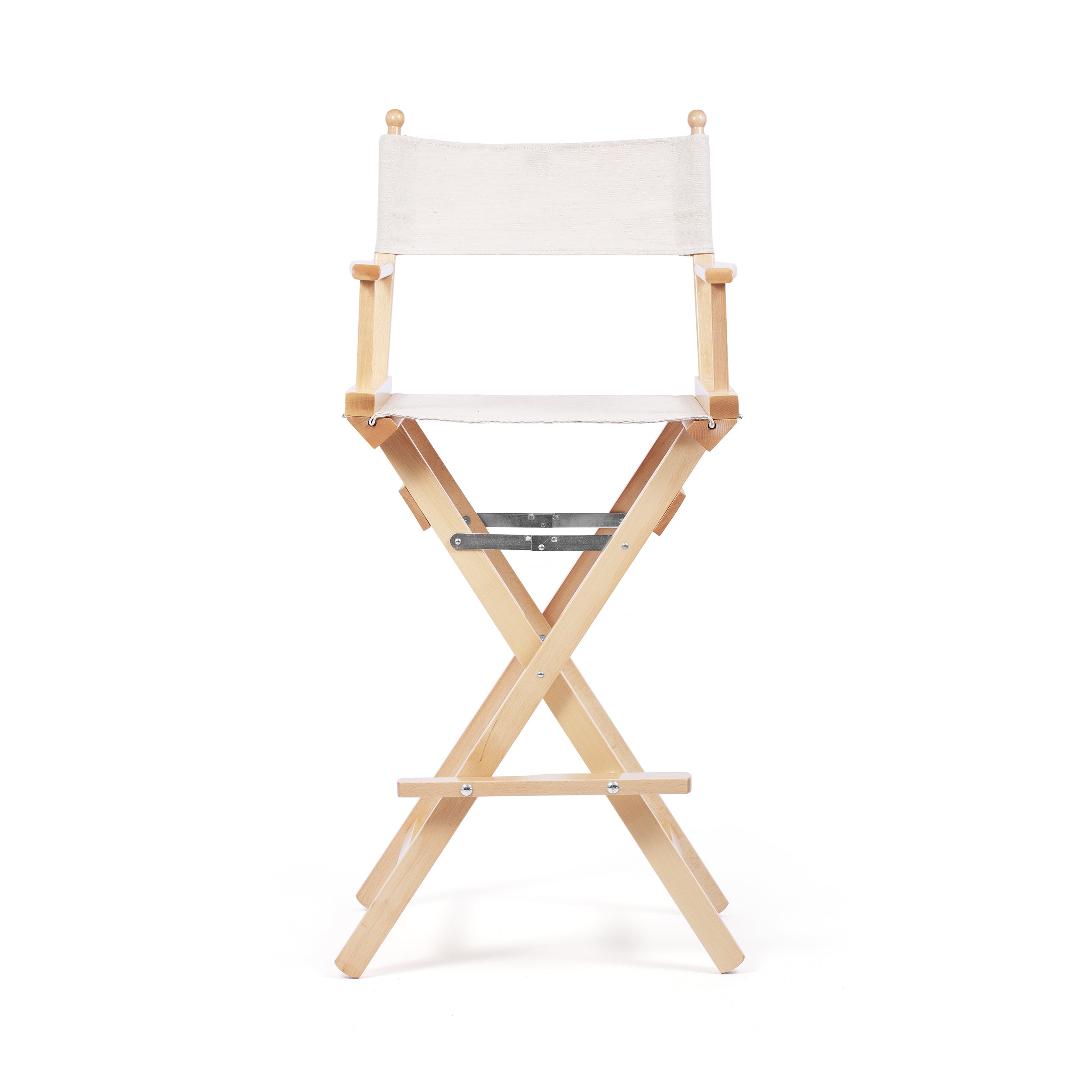 Director's Chair Make-up 1855 Telami waterproof Design Made in Italy outdoor furniture patio chairs Ecru natural frame