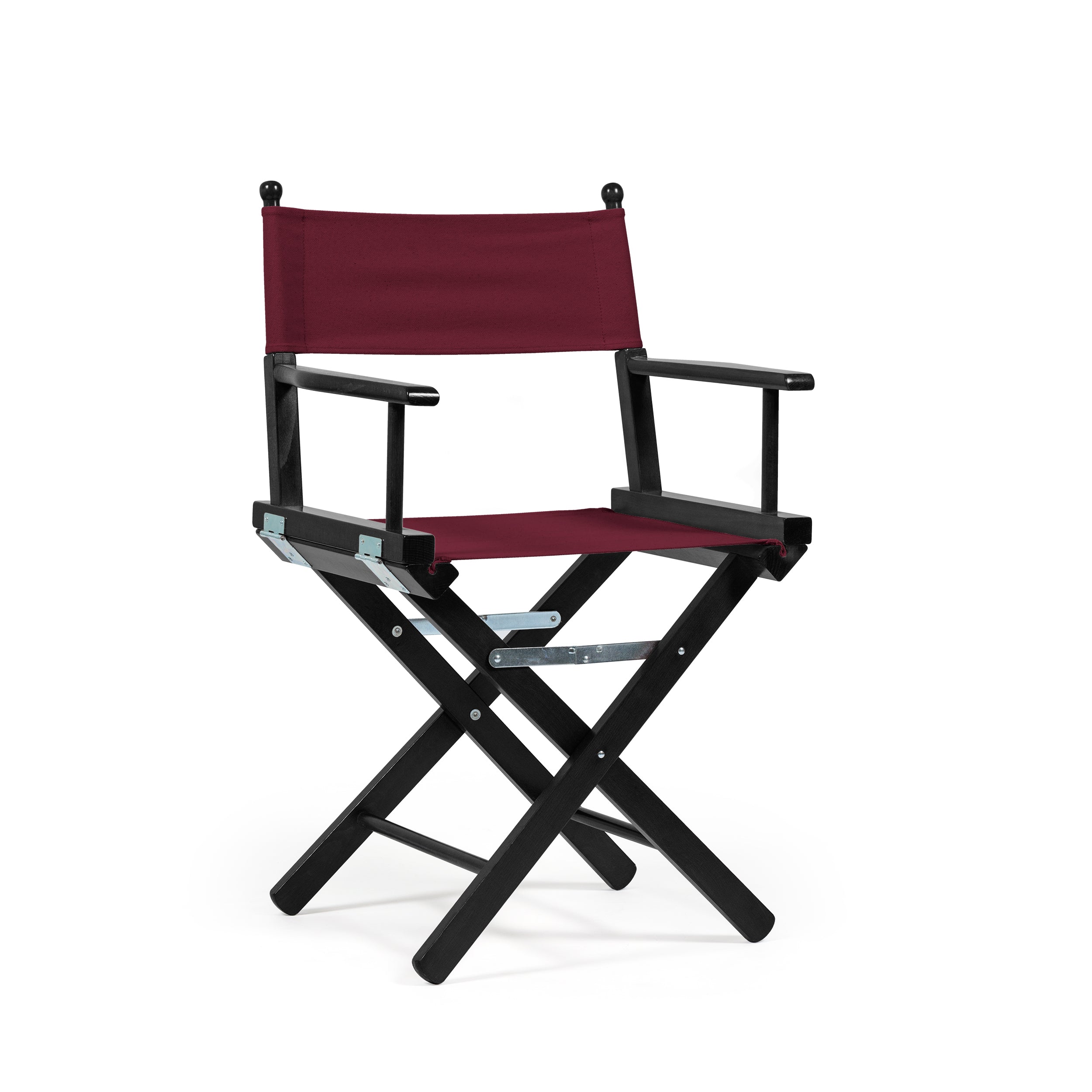 La leggendaria sedia da Regista in un elegante color Bordeaux, con tessuto idrorepellente.