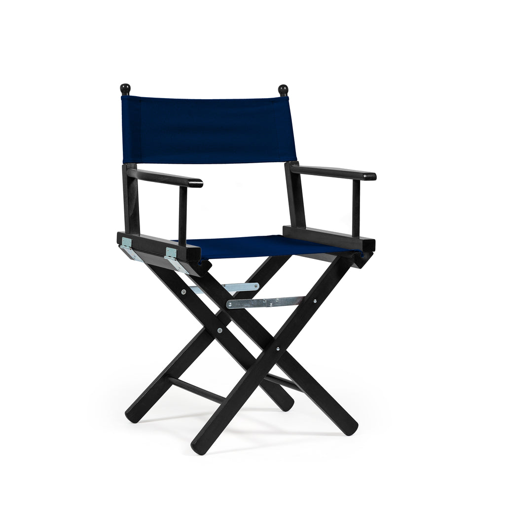 Director's Chair Midnight Blue Telami waterproof Design Made in Italy outdoor furniture patio chairs black-dyed frame