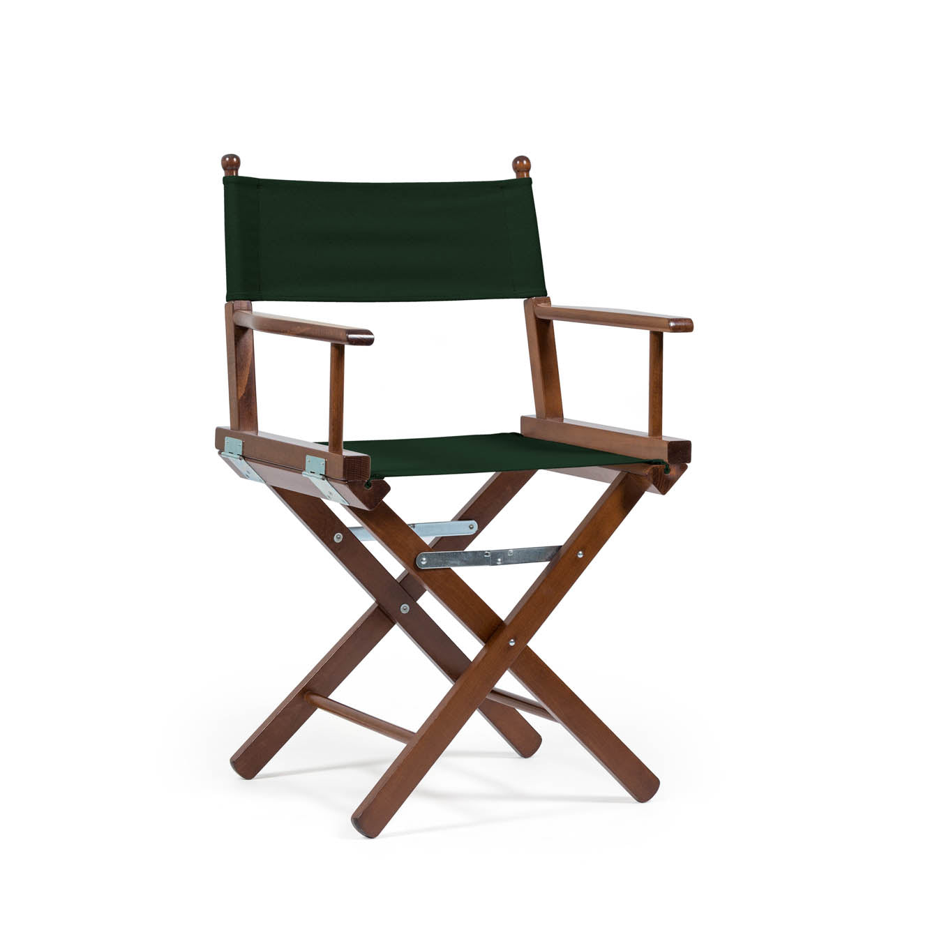Director's Chair Telami waterproof Design Made in Italy outdoor furniture patio chairs forest green teak-dyed frame