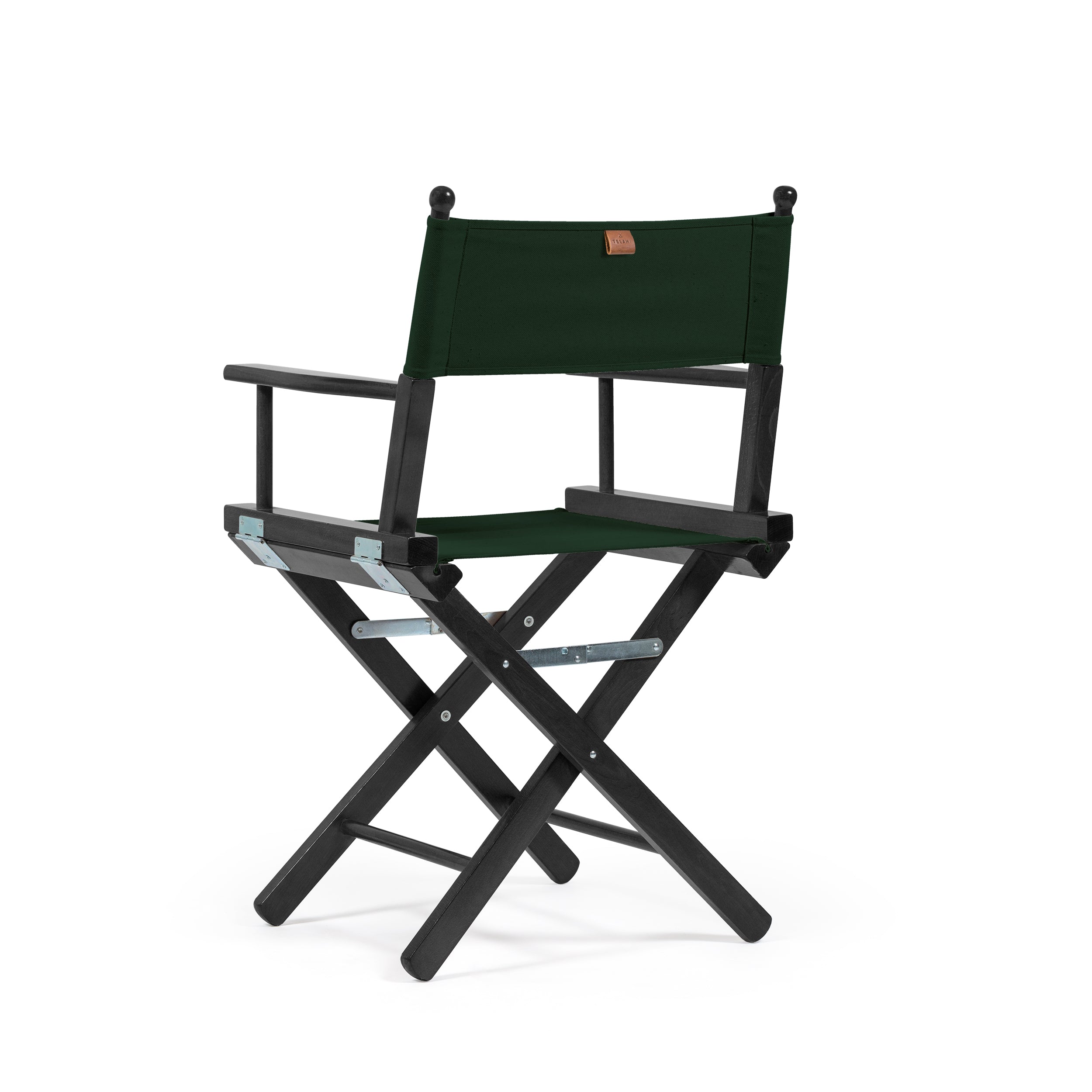 Director's Chair Telami waterproof Design Made in Italy outdoor furniture patio chairs forest green black-dyed frame