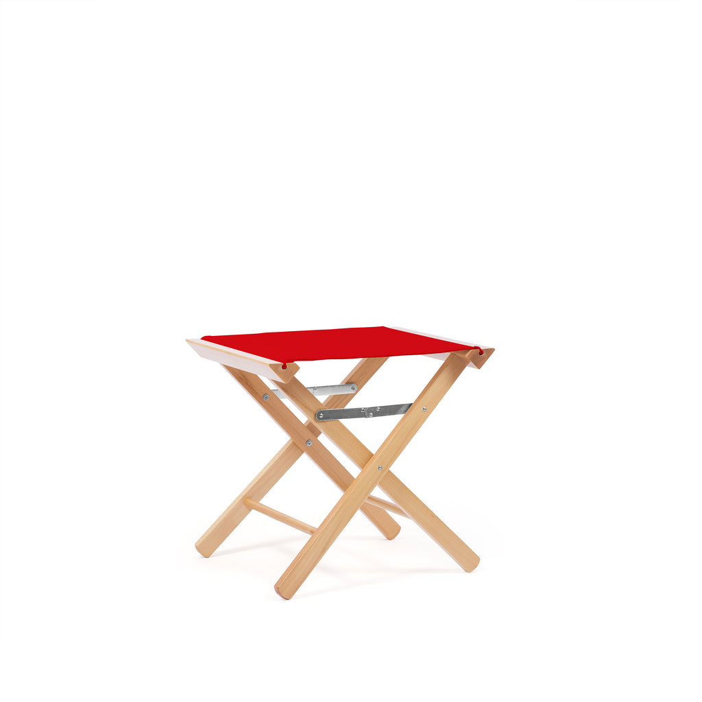 Foot Stool Primary Red
