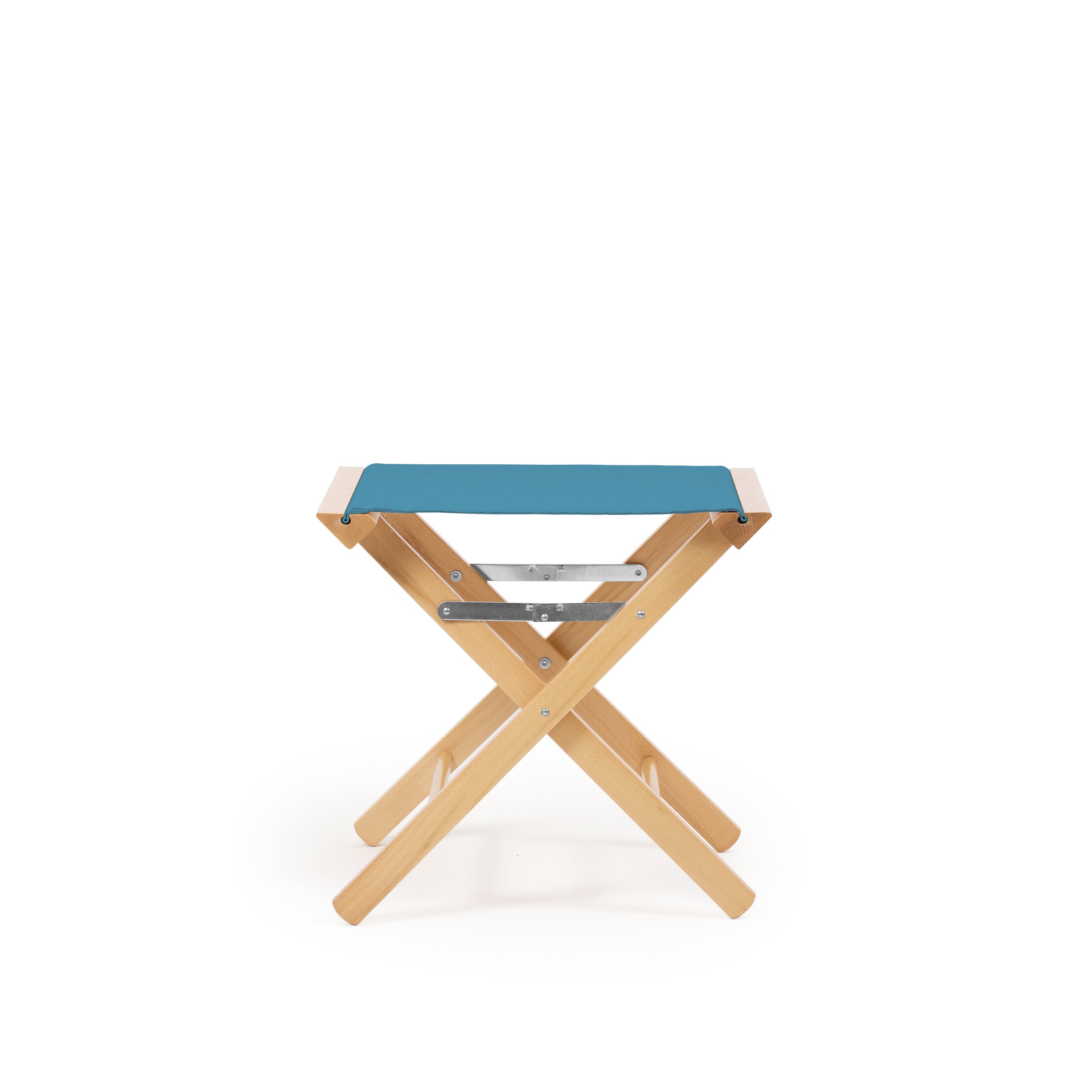 Footstool Teal Blue