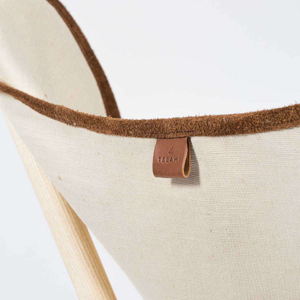 Tripolina Telami Natural Cotton & Suede Canvas Ecru is the Original Tripolina chair canvas, for fashion Design Made in Italy ricambio tripolina sedia da regista sedia regista