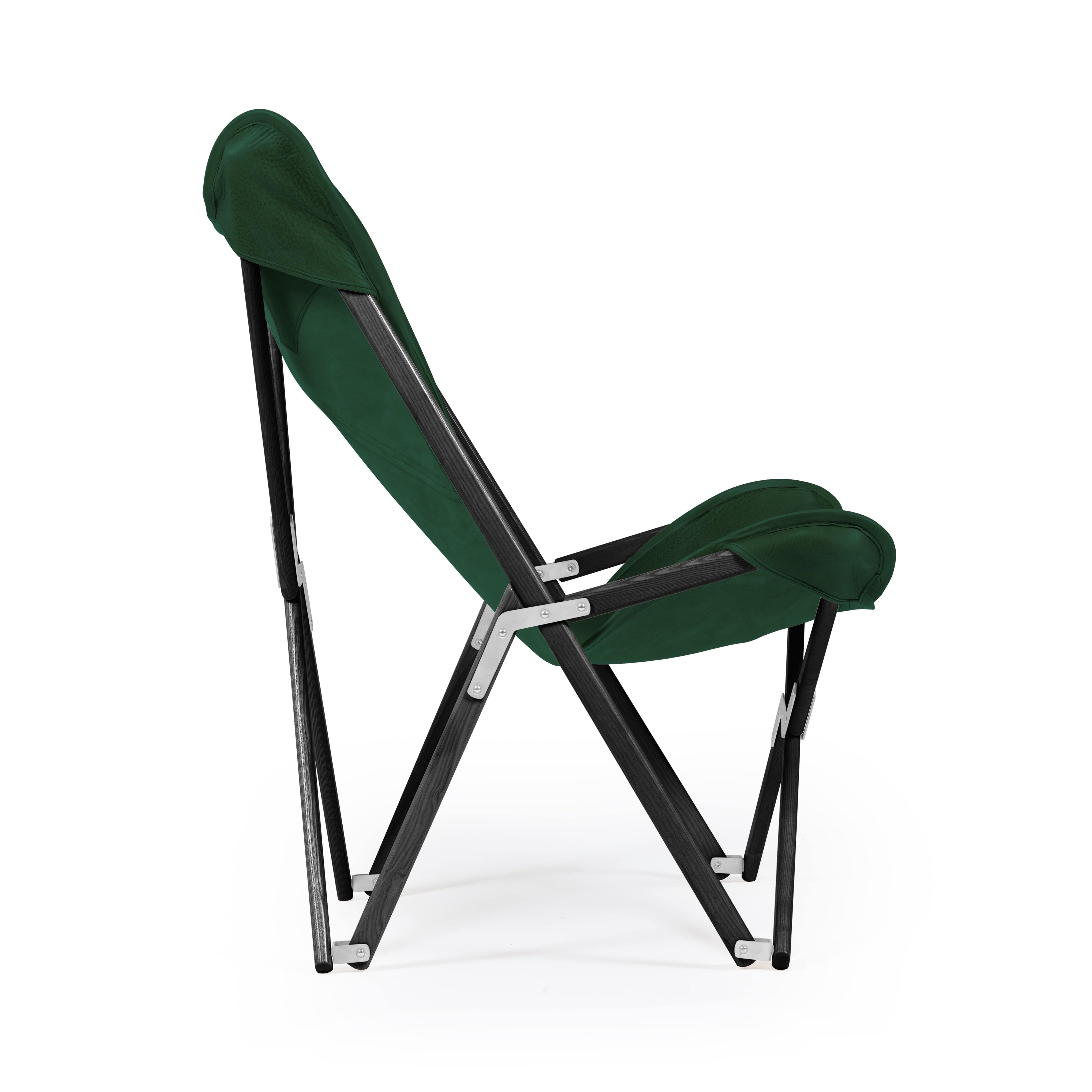 Tripolina Green Leather