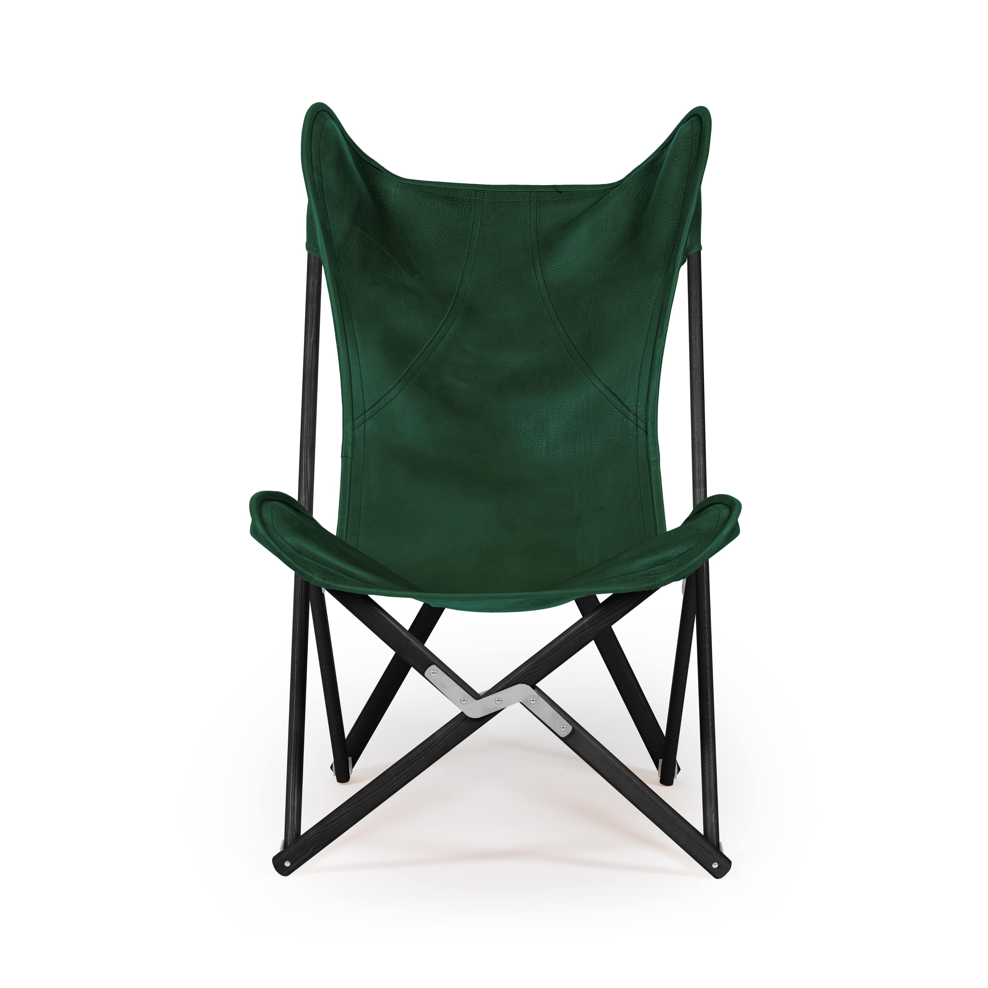 Tripolina Green Leather