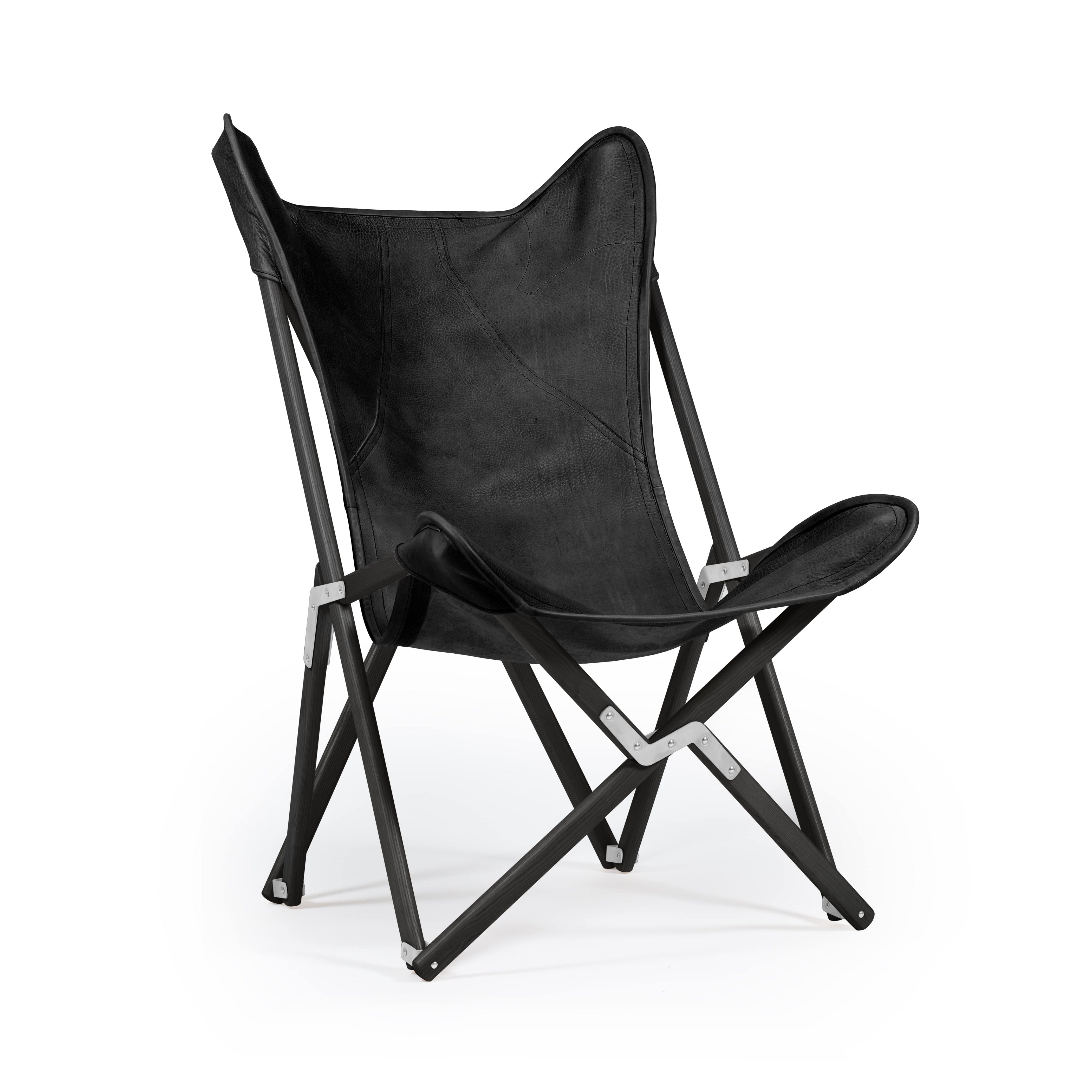 Tripolina Black Leather