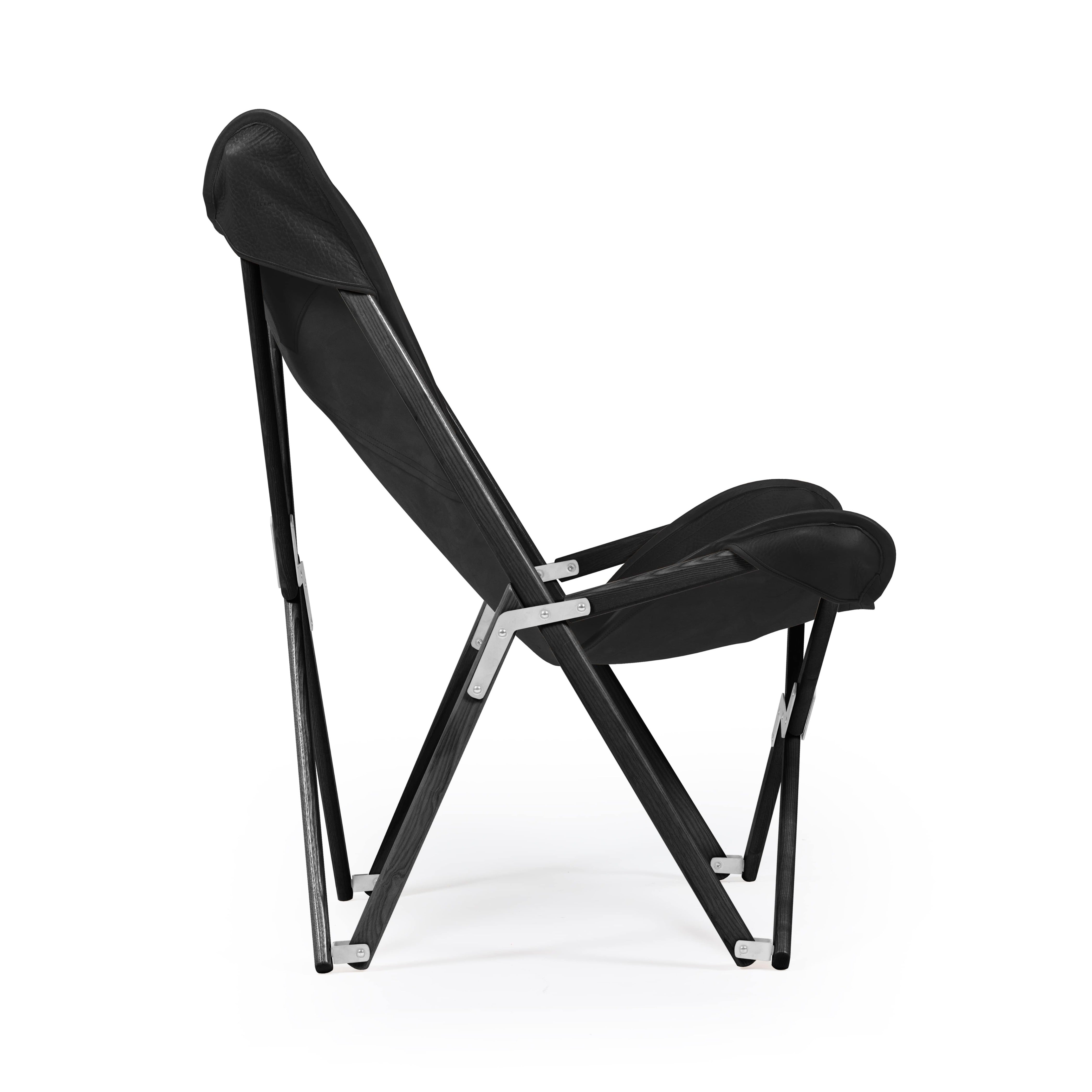Tripolina Black Leather