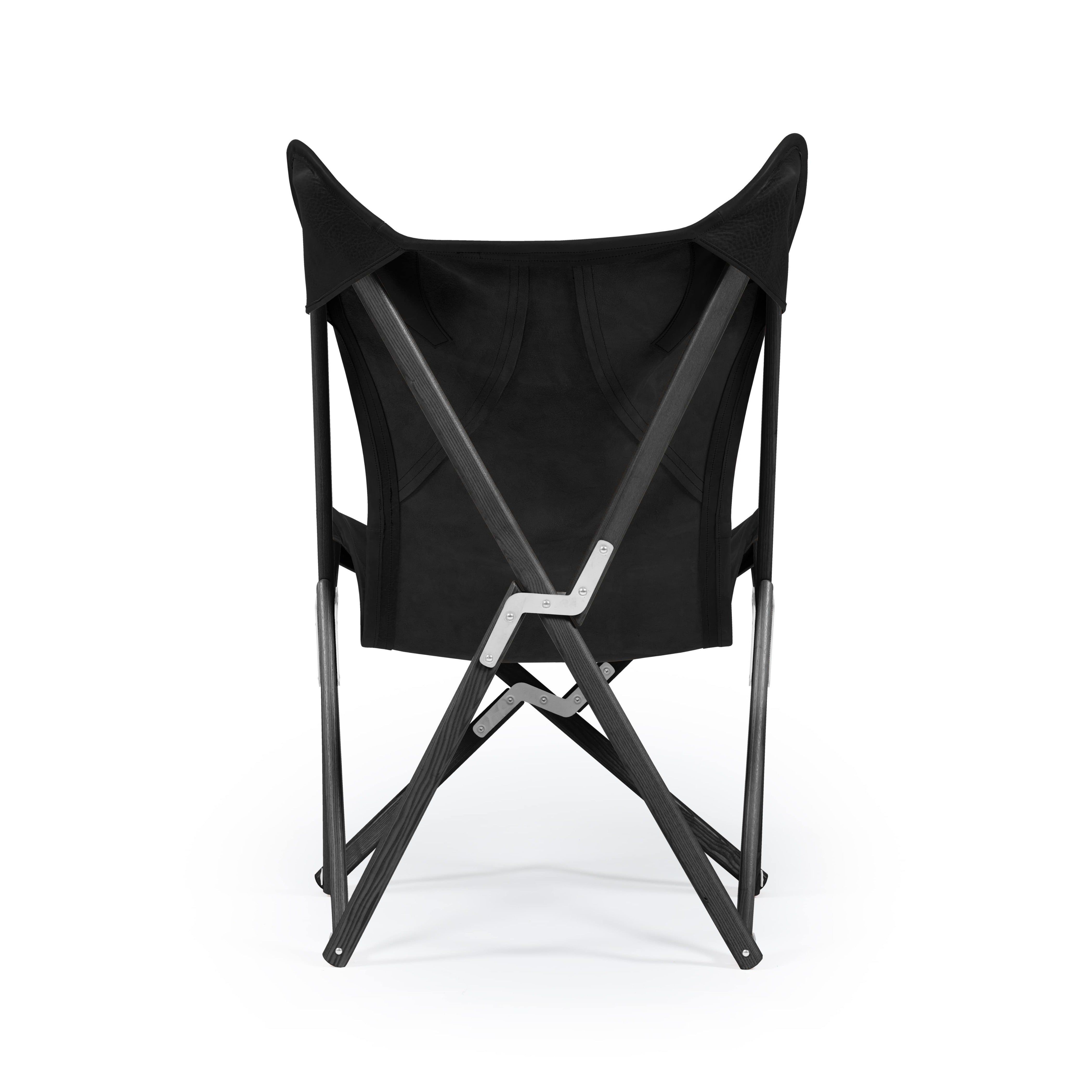 Tripolina Black Leather