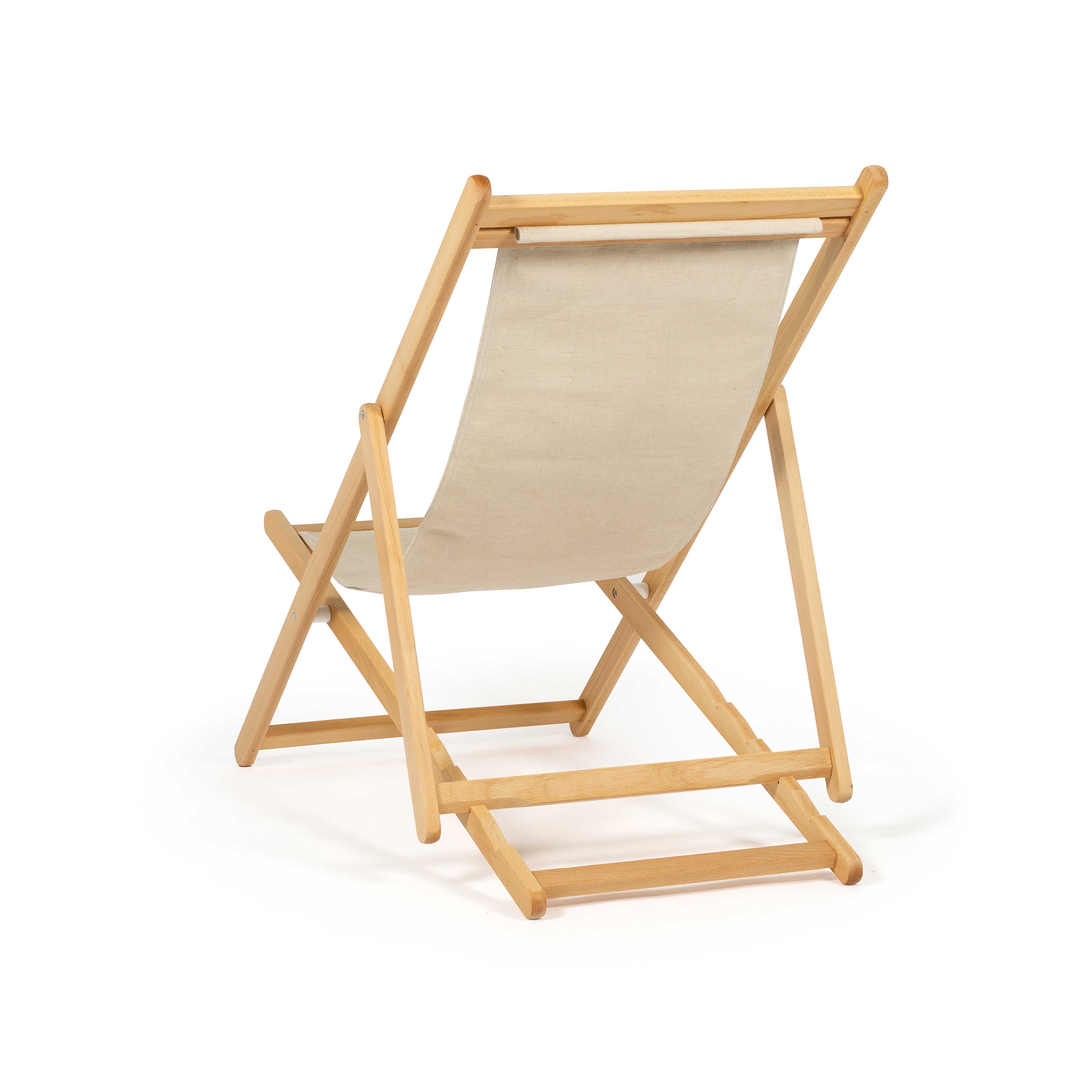 Sdraio Ecru Natural vista posteriore - Telami