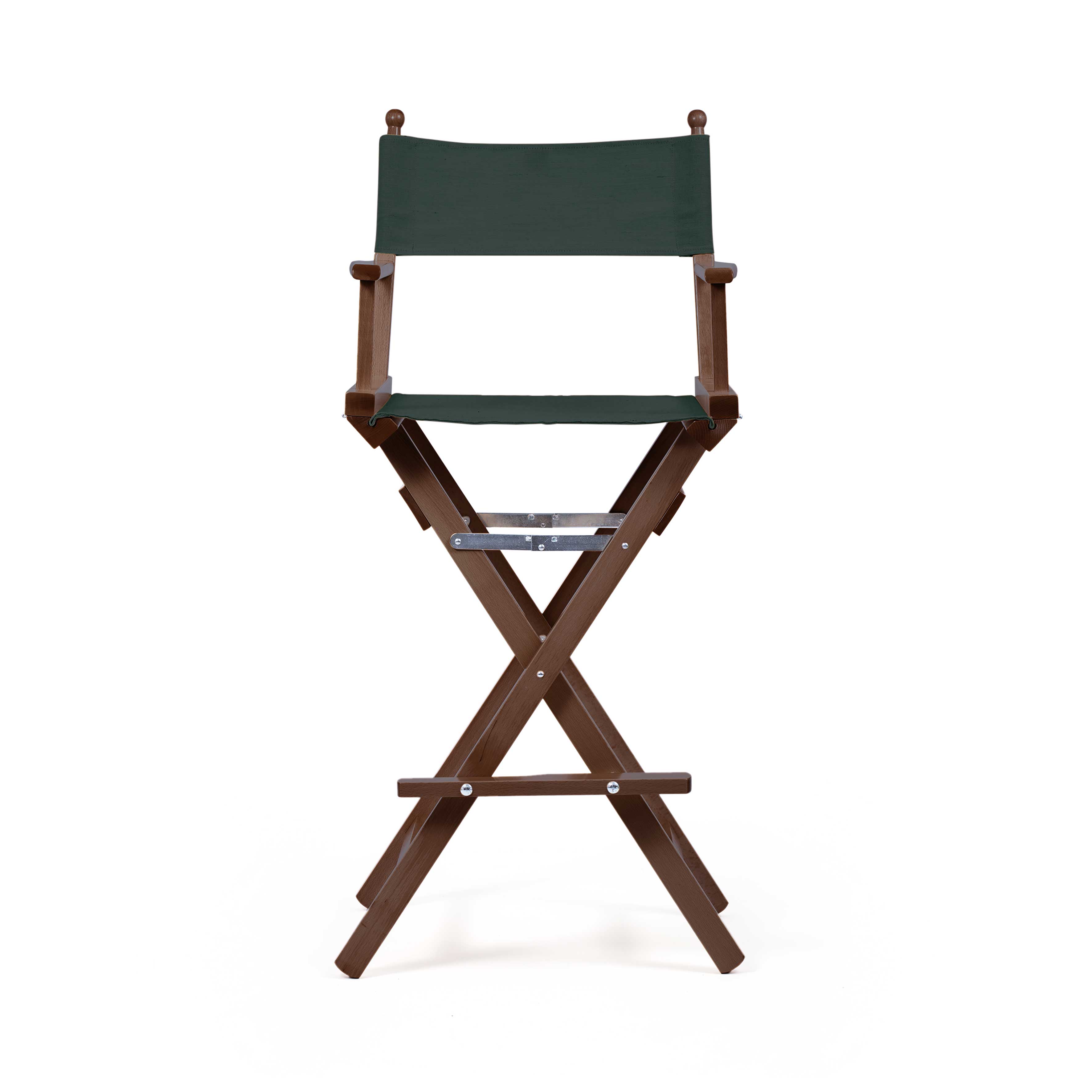 Sedia da Regista Make-Up Muschio - telaio Noce