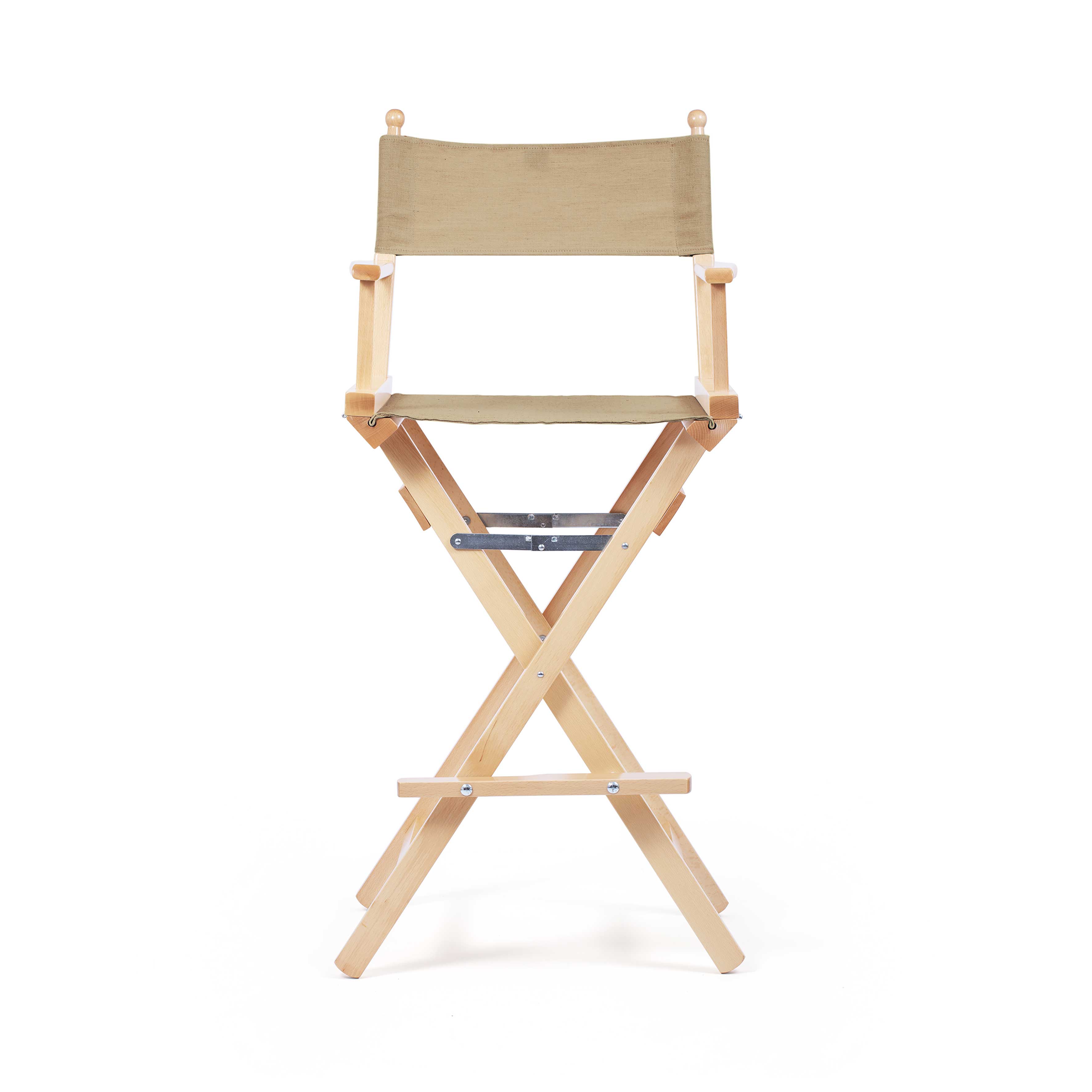 Sedia da Regista Make-Up Argilla - telaio Naturale