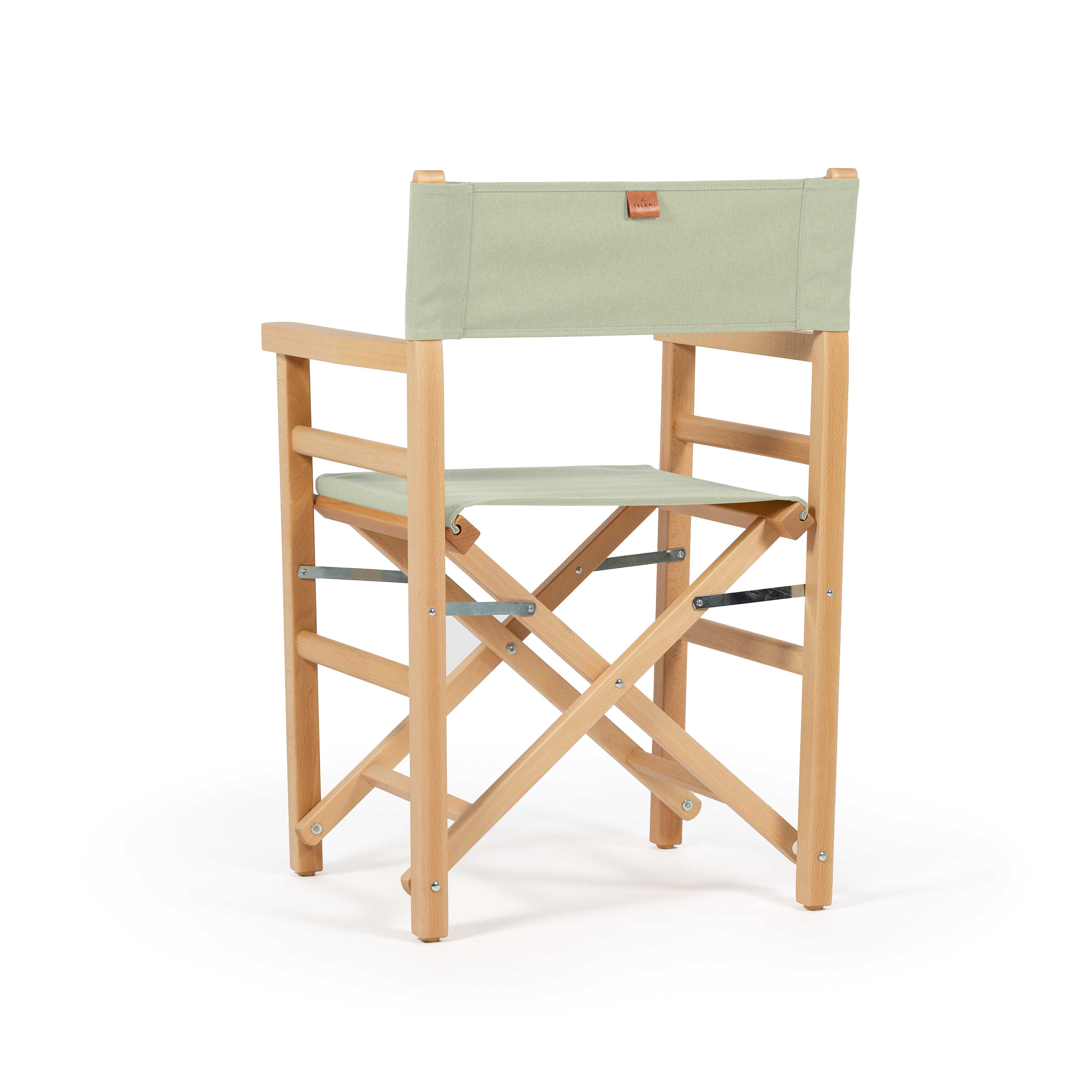 Sedia da Regista Beach Sage Natural vista posteriore