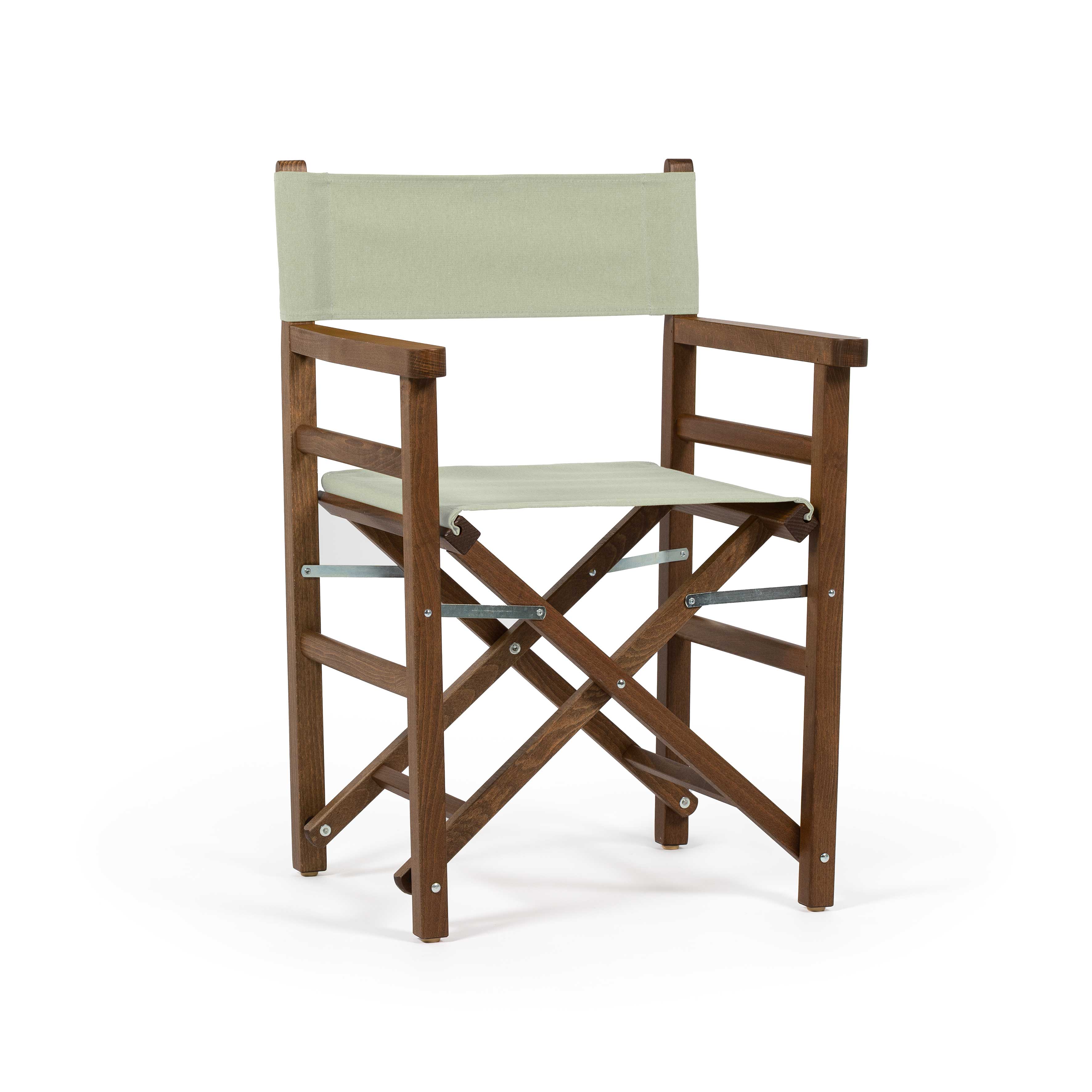 Sedia da Regista Beach Sage Walnut-Dyed vista frontale