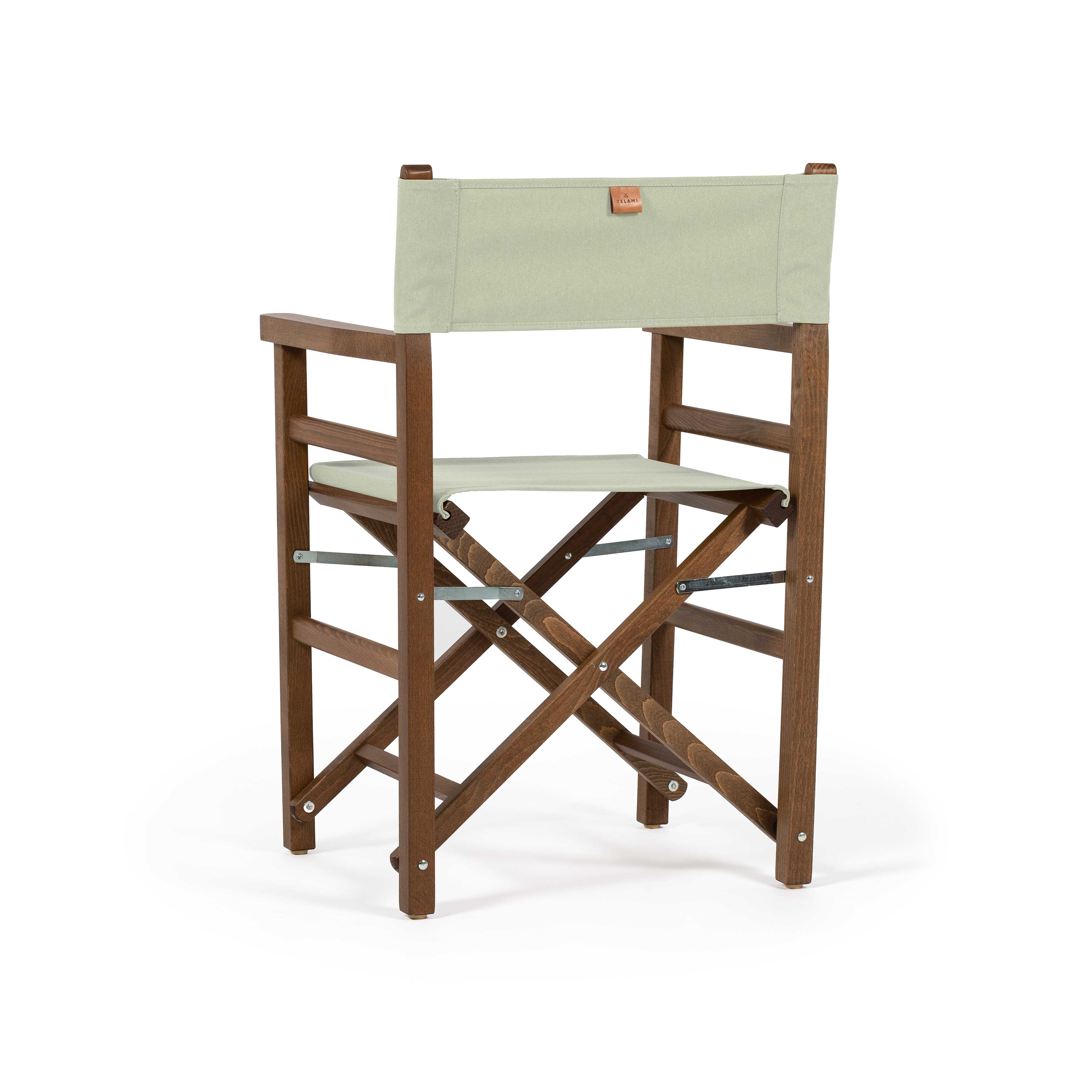 Sedia da Regista Beach Sage Walnut-Dyed vista posteriore