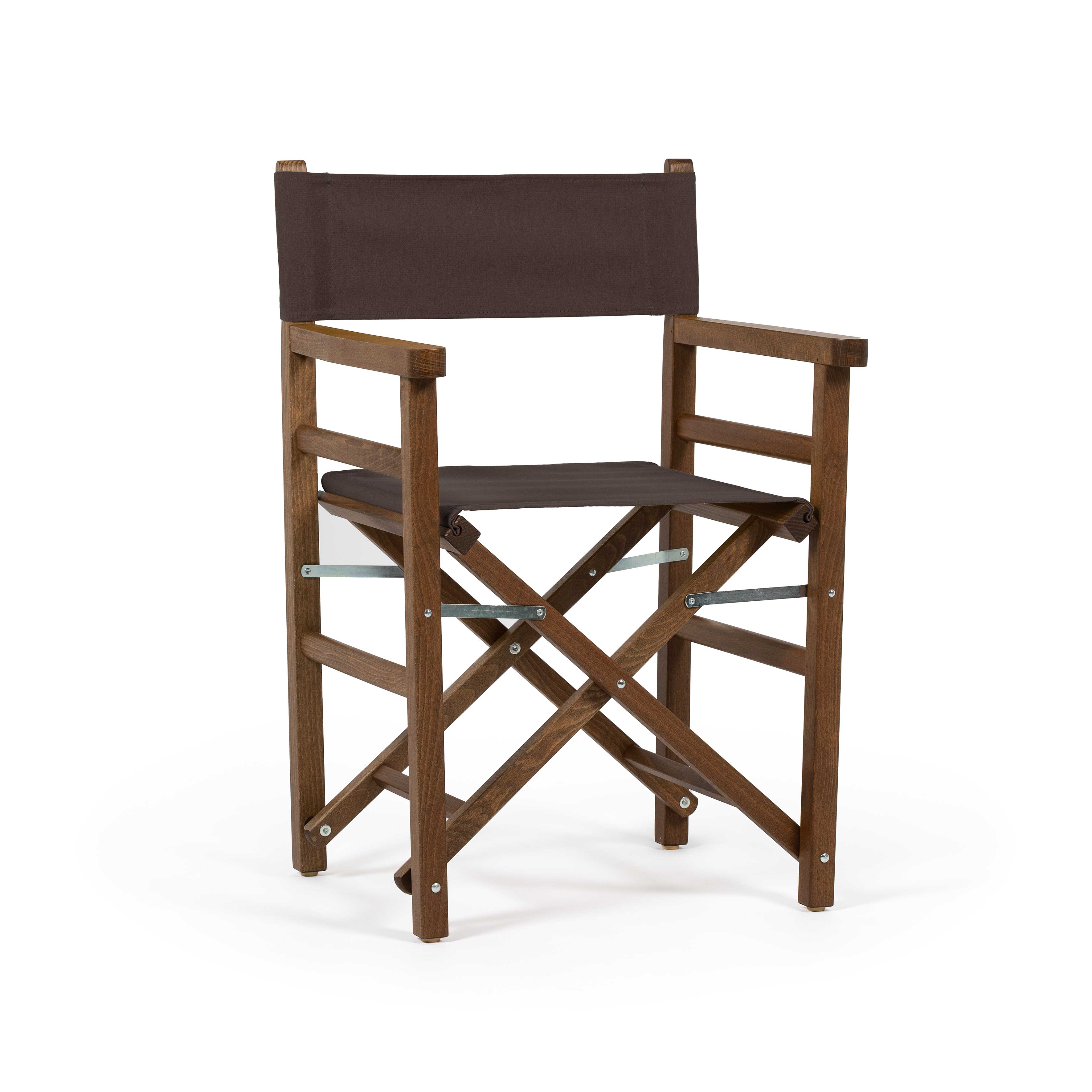 Sedia da Regista Beach Mahogany Walnut-Dyed - Telami