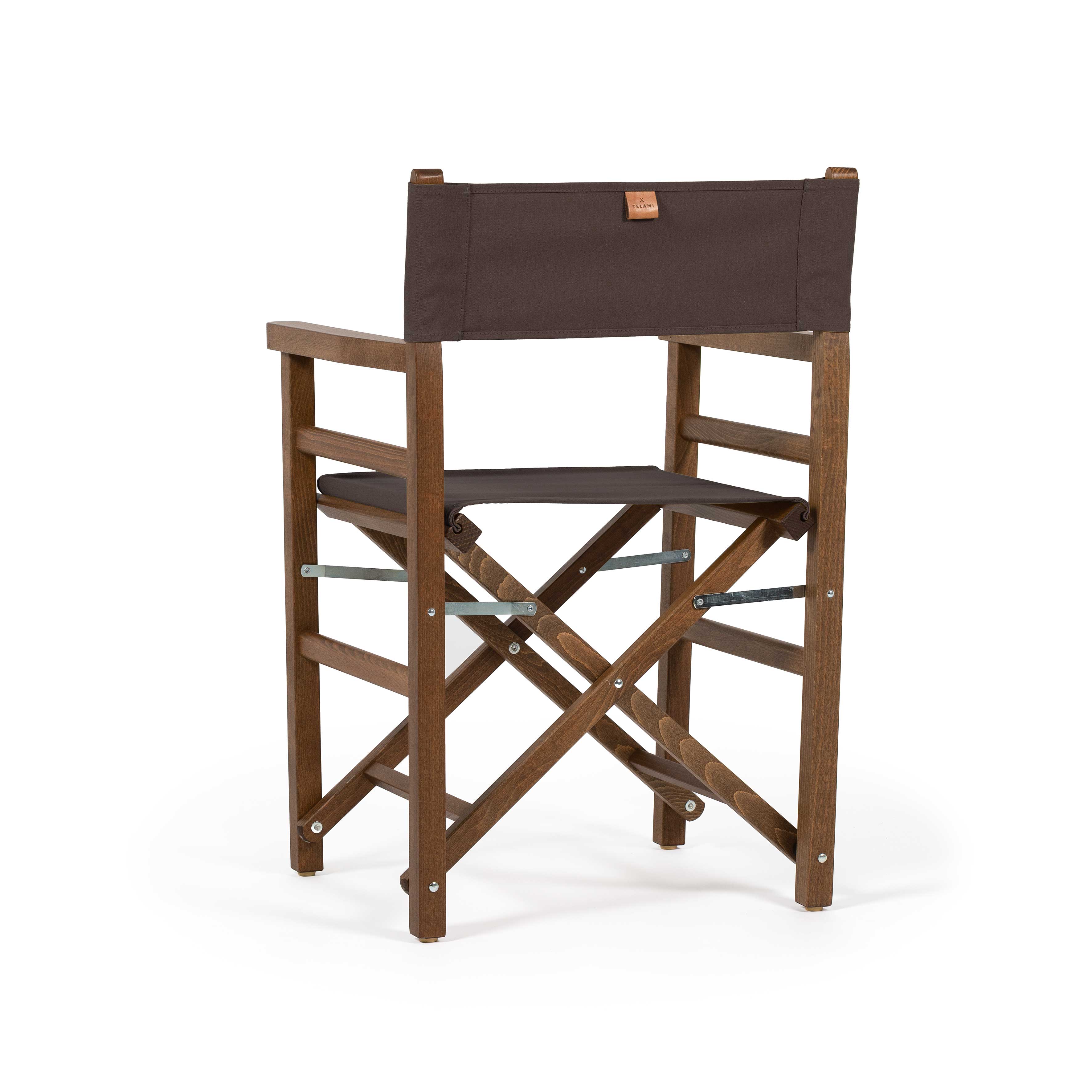 Sedia da Regista Beach Mahogany Walnut-Dyed vista posteriore