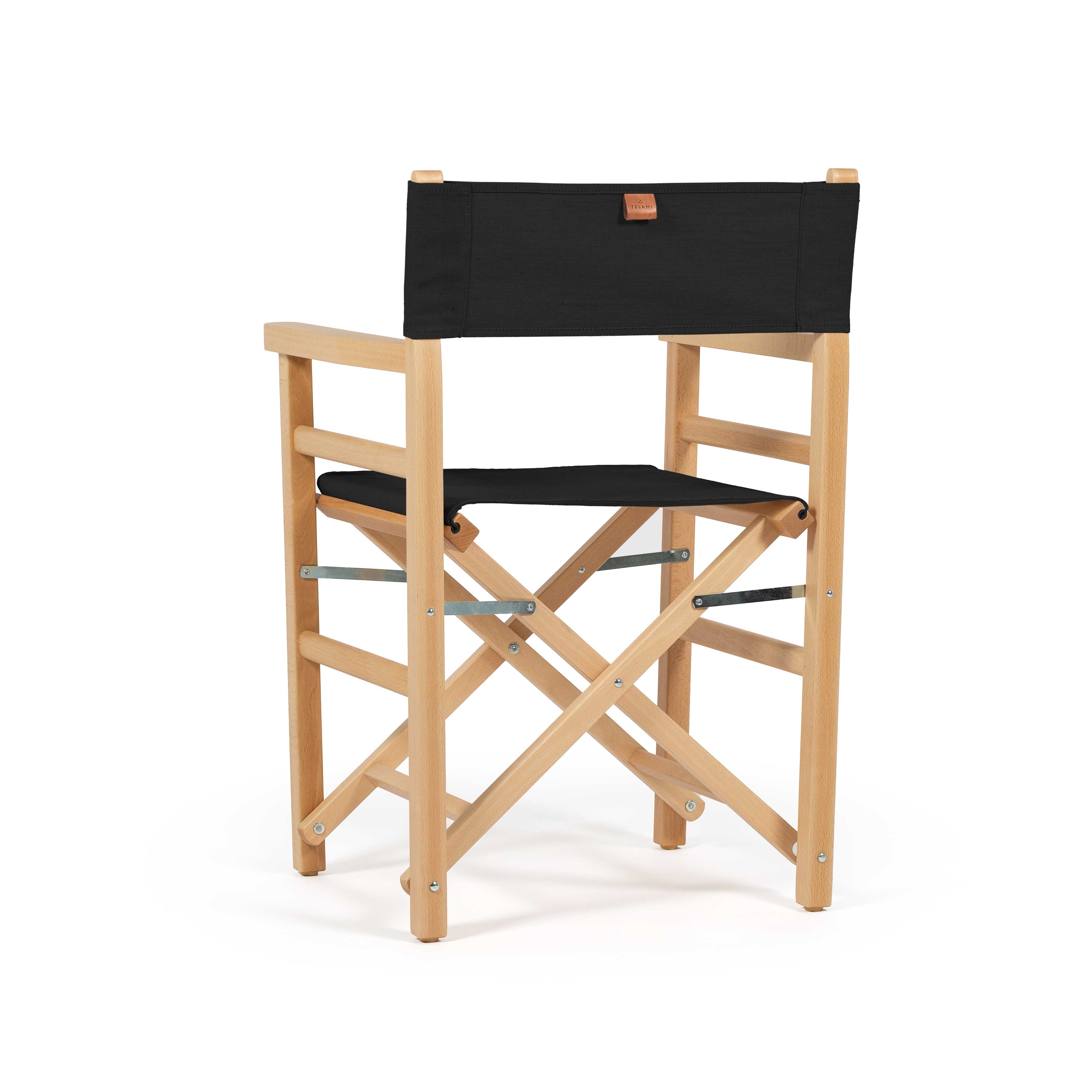 Sedia da Regista Beach Nero Carbone