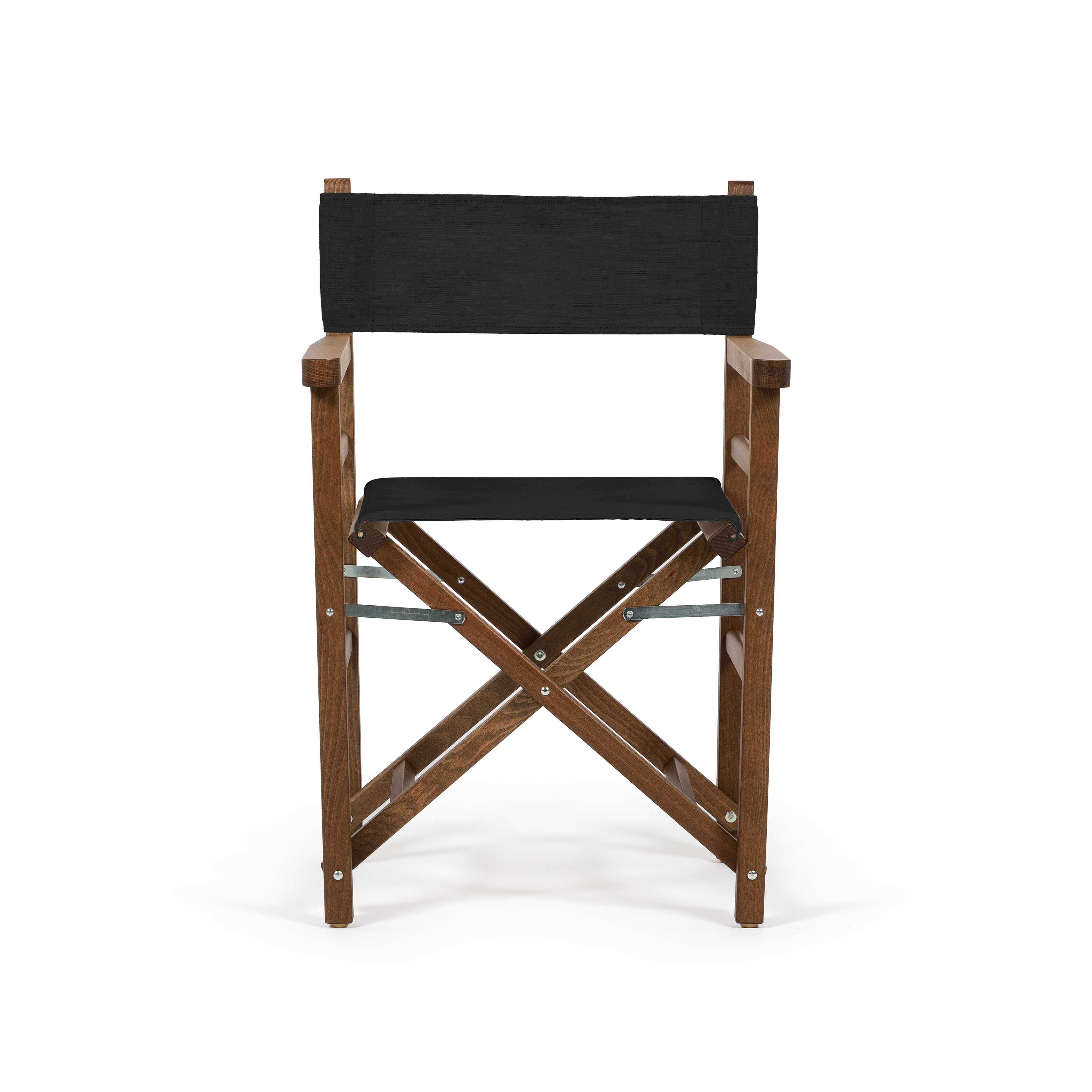 Sedia da Regista Beach Nero Carbone