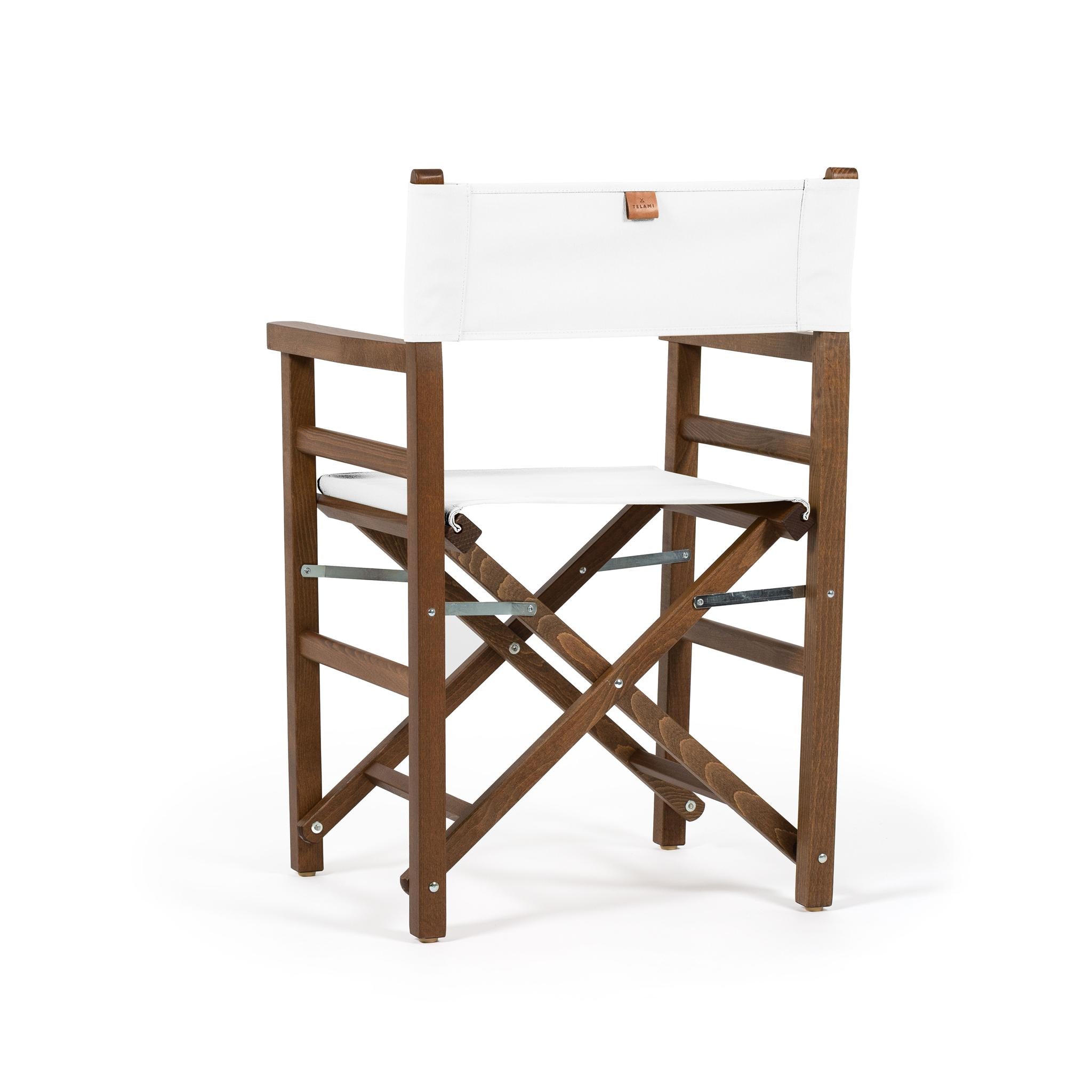 Sedia da Regista Beach Bianco Puro