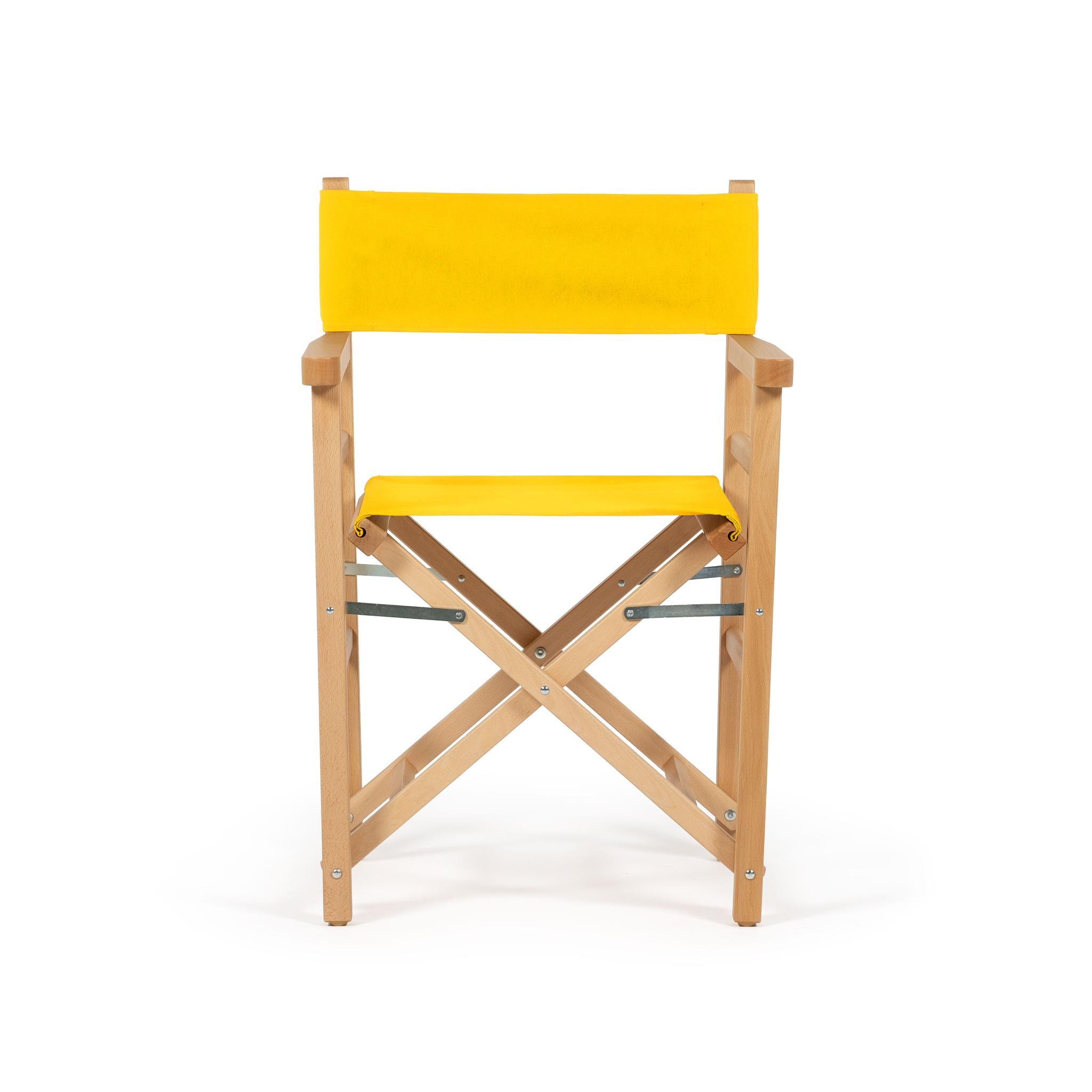 Sedia da Regista Beach Giallo