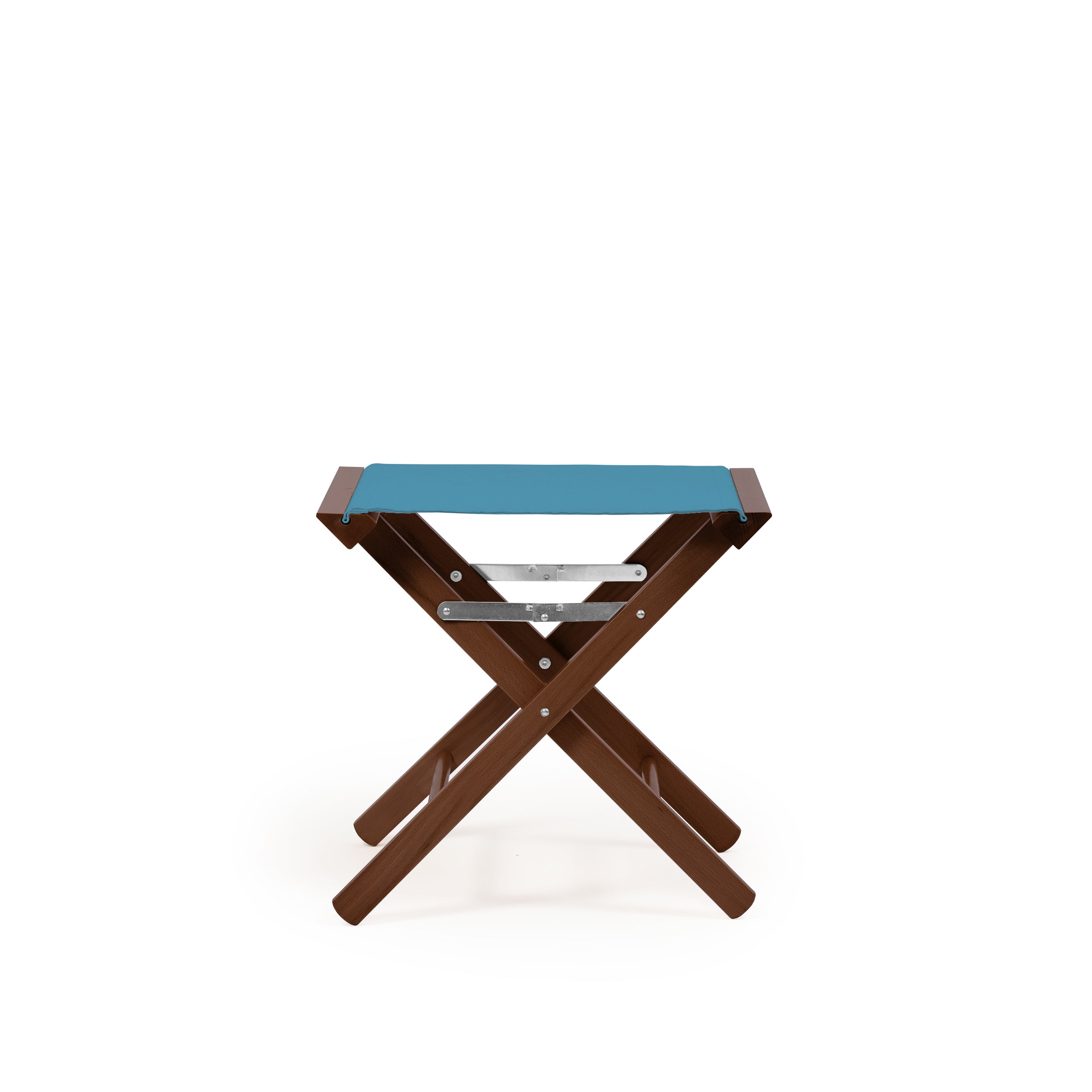 Footstool Teal Blue