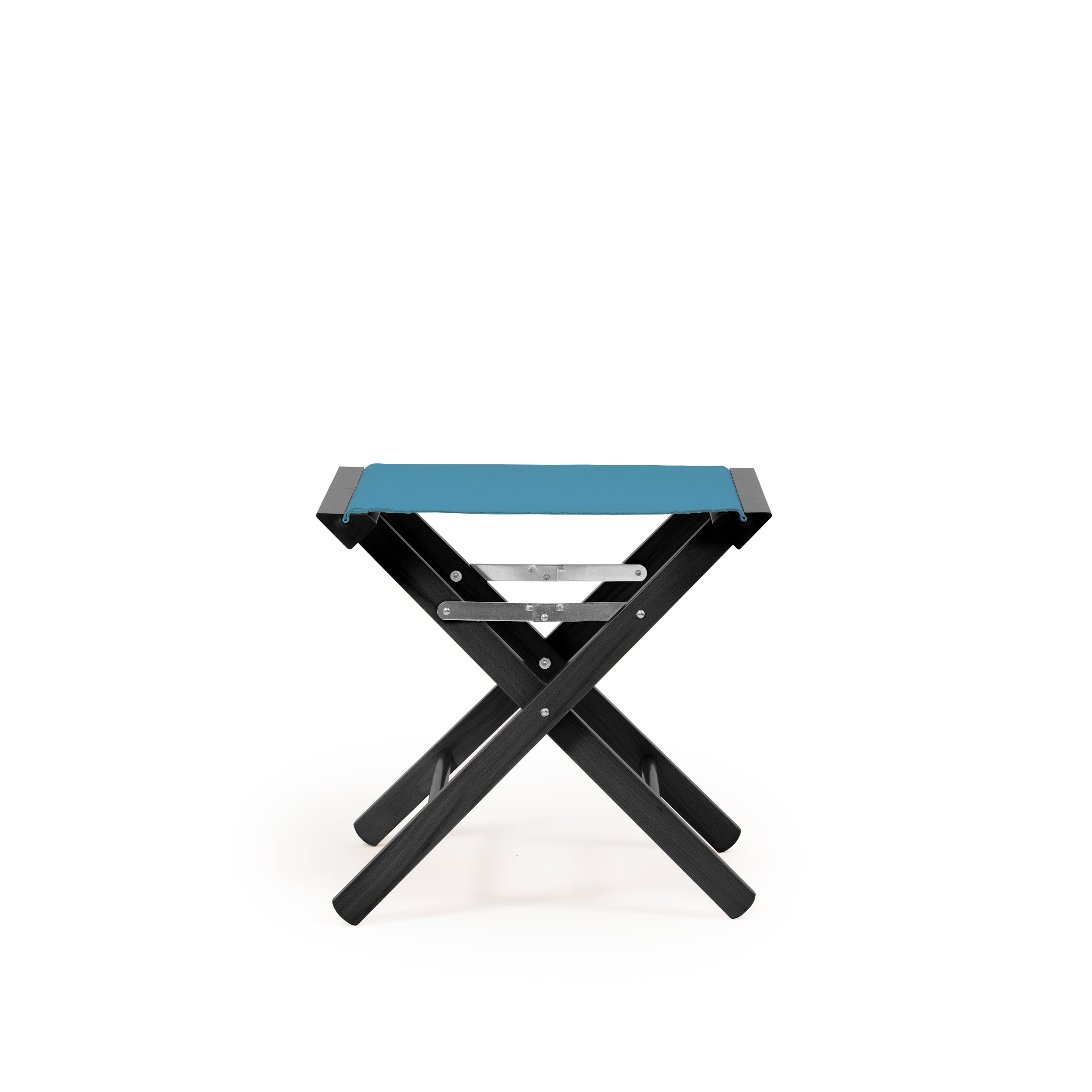 Footstool Teal Blue